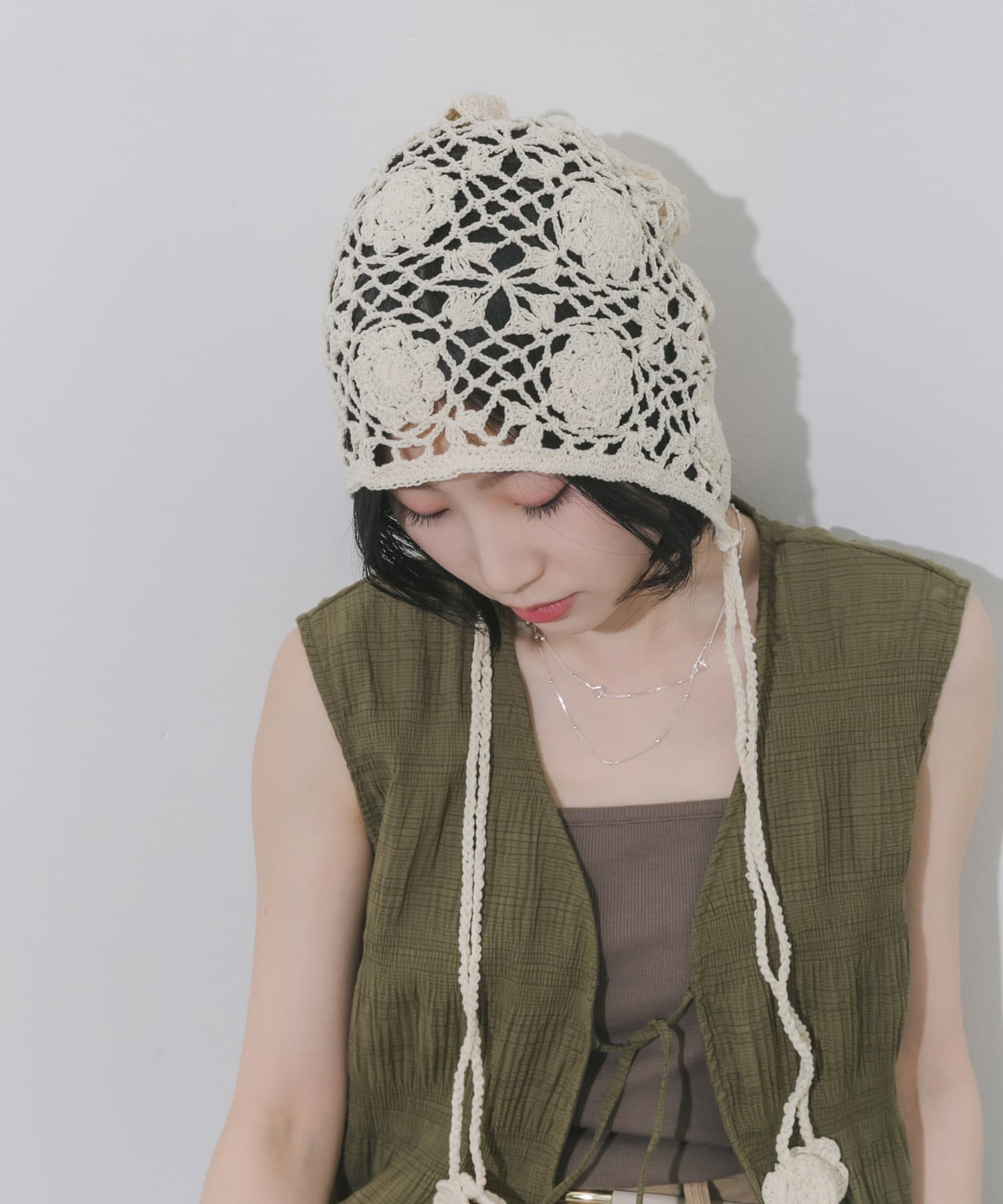 フラワーデザインボンネット IVO -