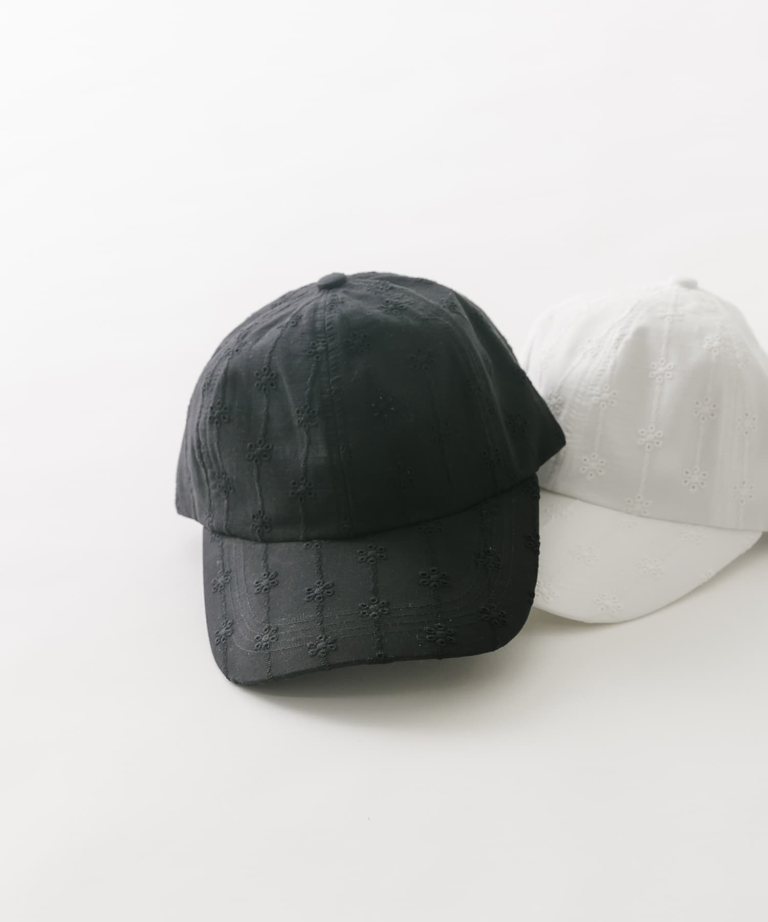 レースキャップ BLK -