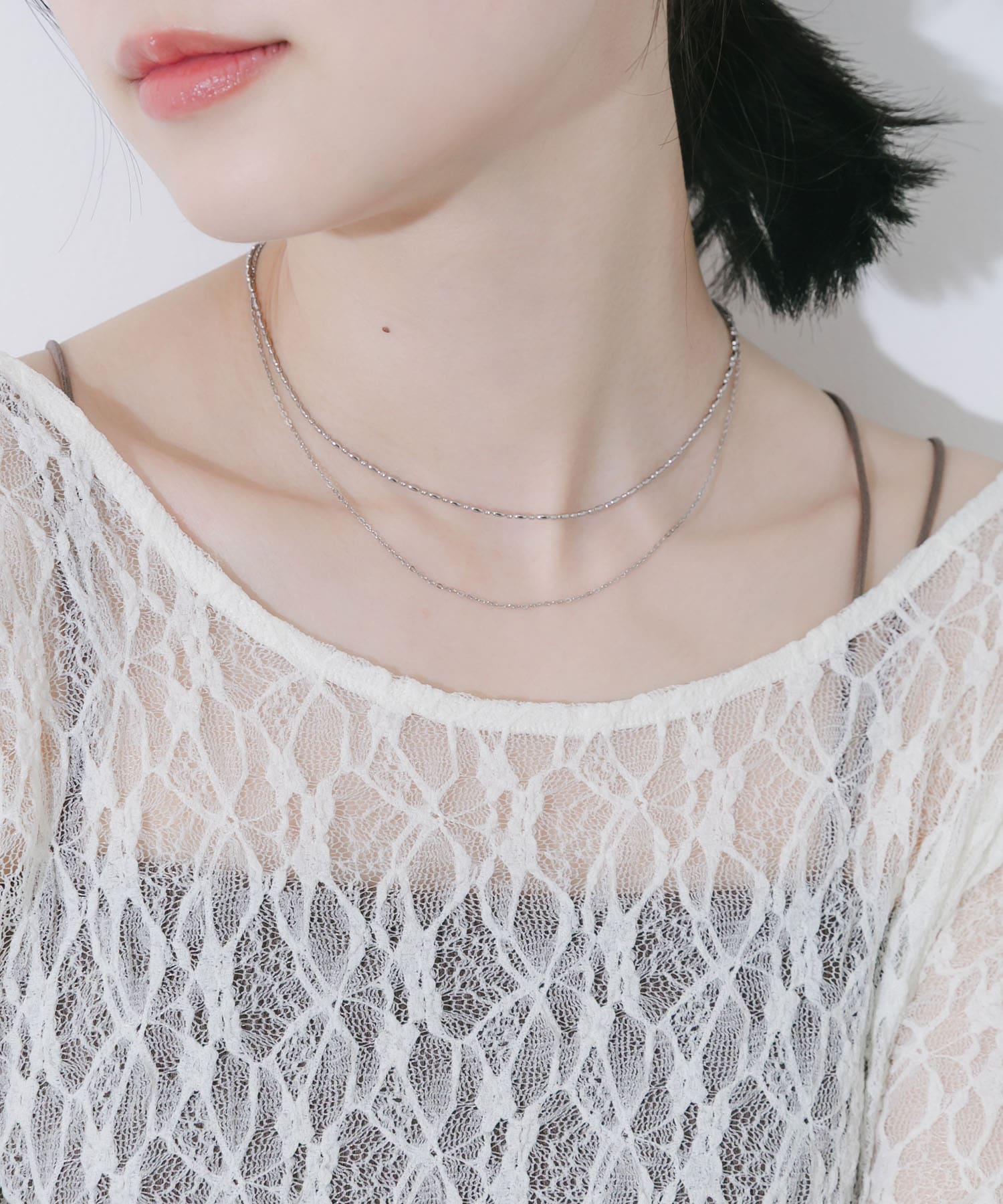 ステンレスチェーン2セットネックレス(- SLV): アクセサリー｜URBAN