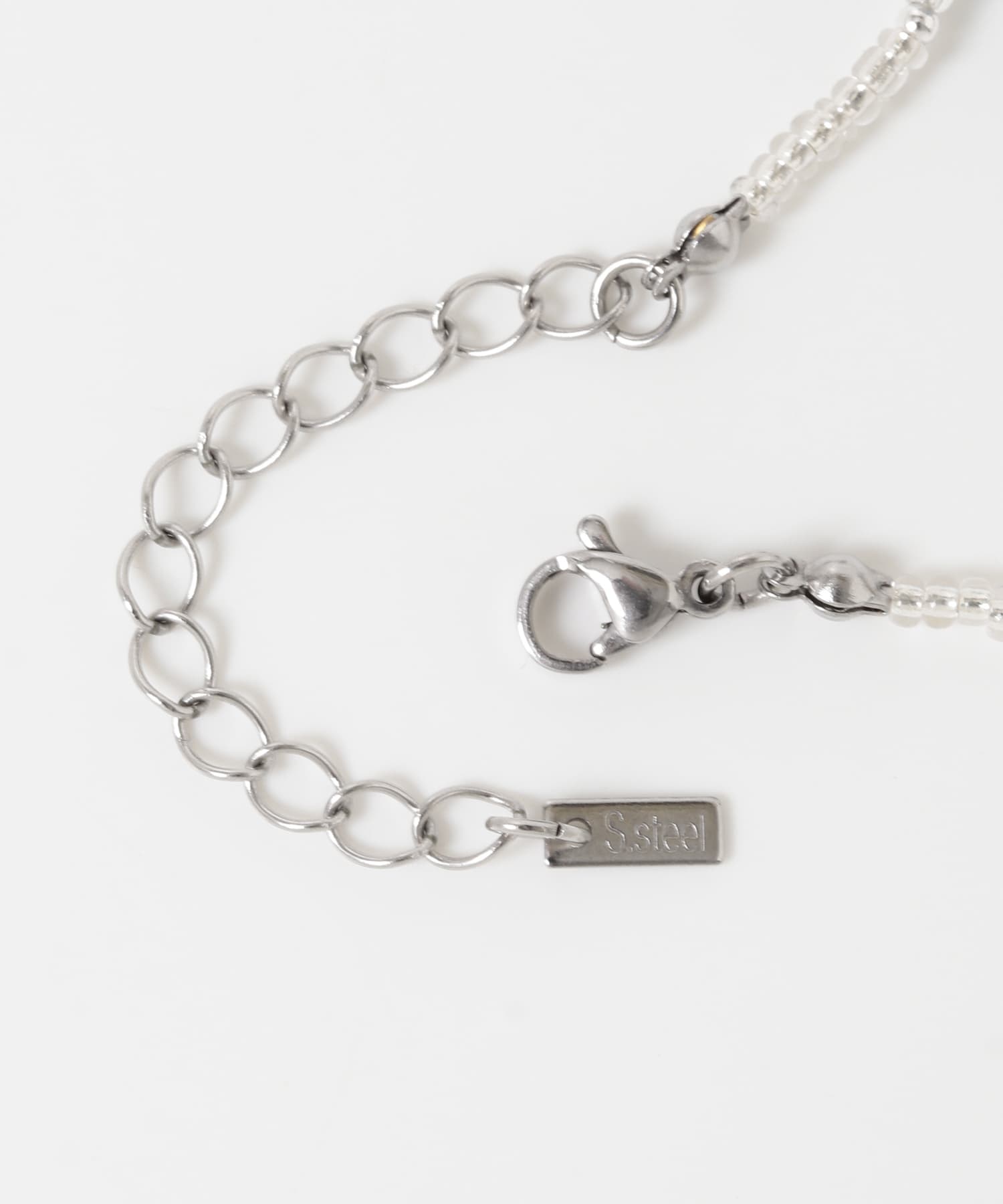 ステンレスビーズカラーガラスネックレス(- SLV): アクセサリー｜URBAN