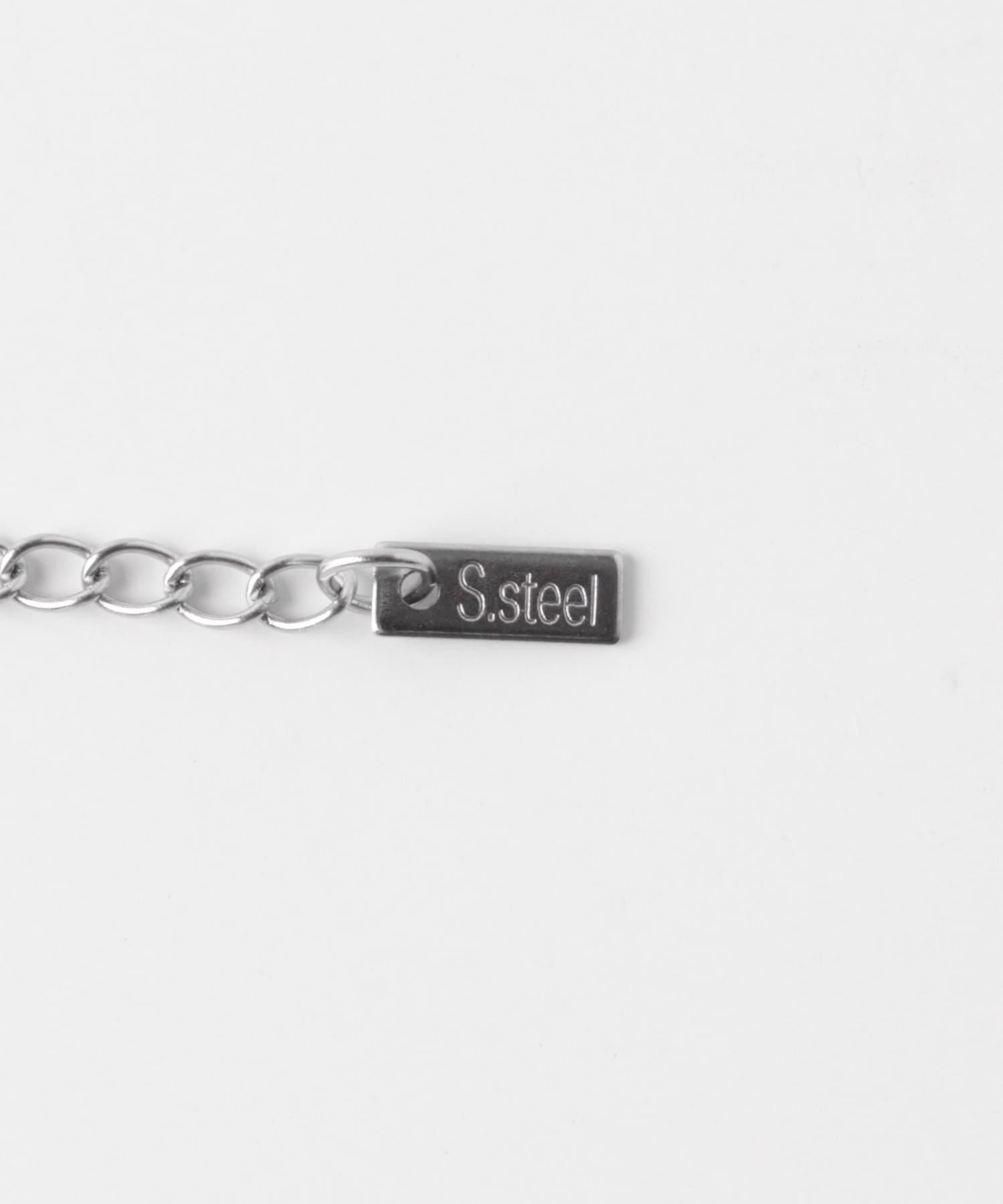 ステンレスバーチェーン2セットネックレス SLV -