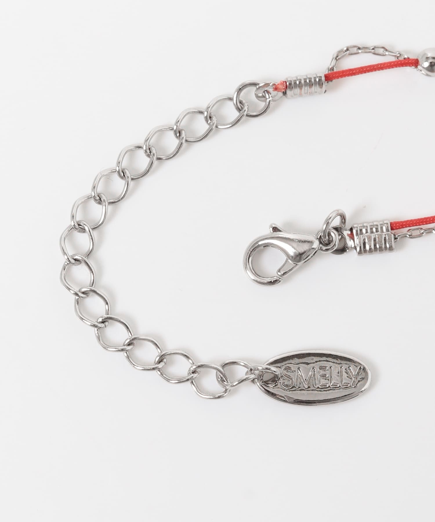 カラーコードチェーンレイヤードネックレス RE/SV -