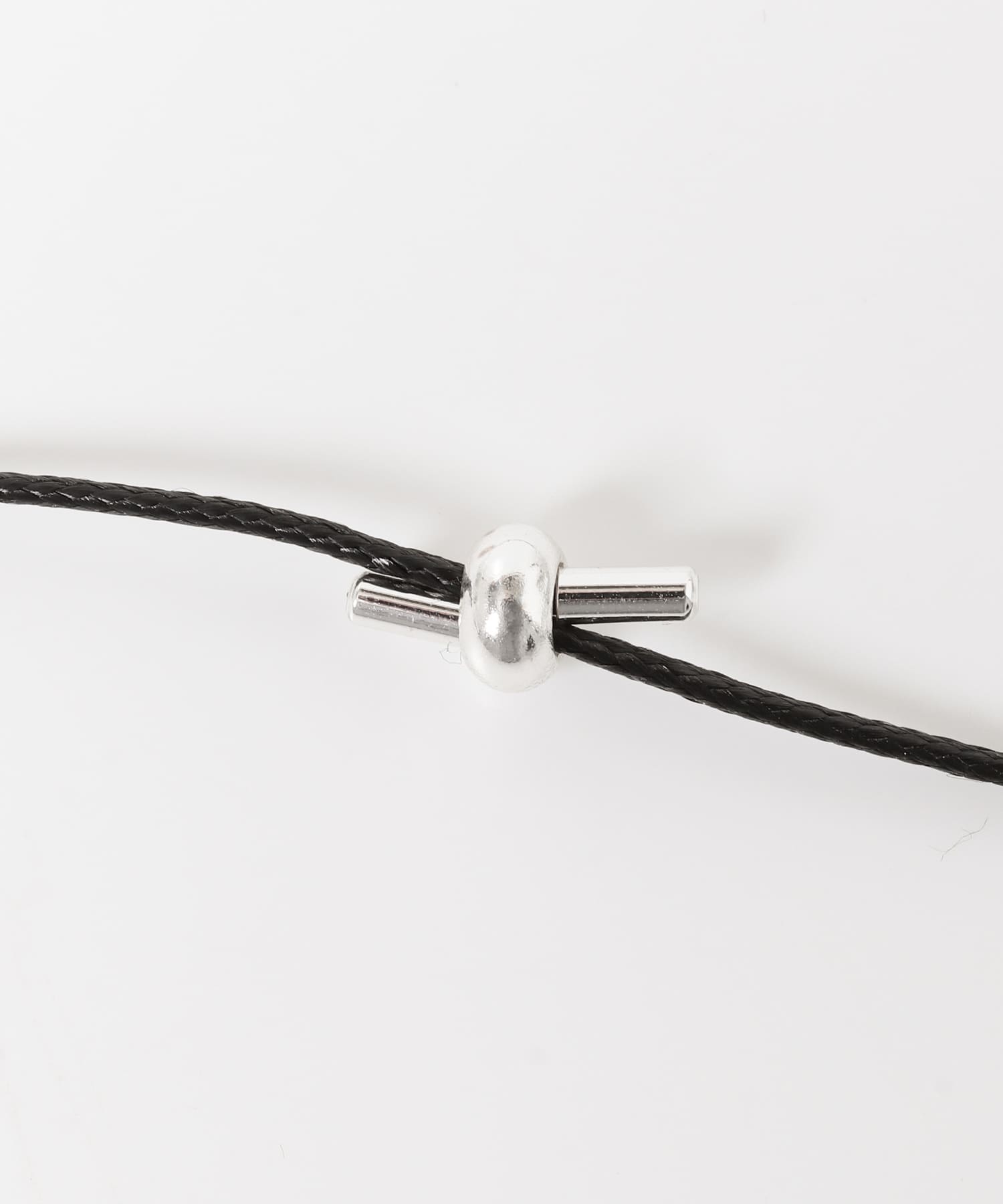 クリアトップビーズ3セットネックレス BL/SV -