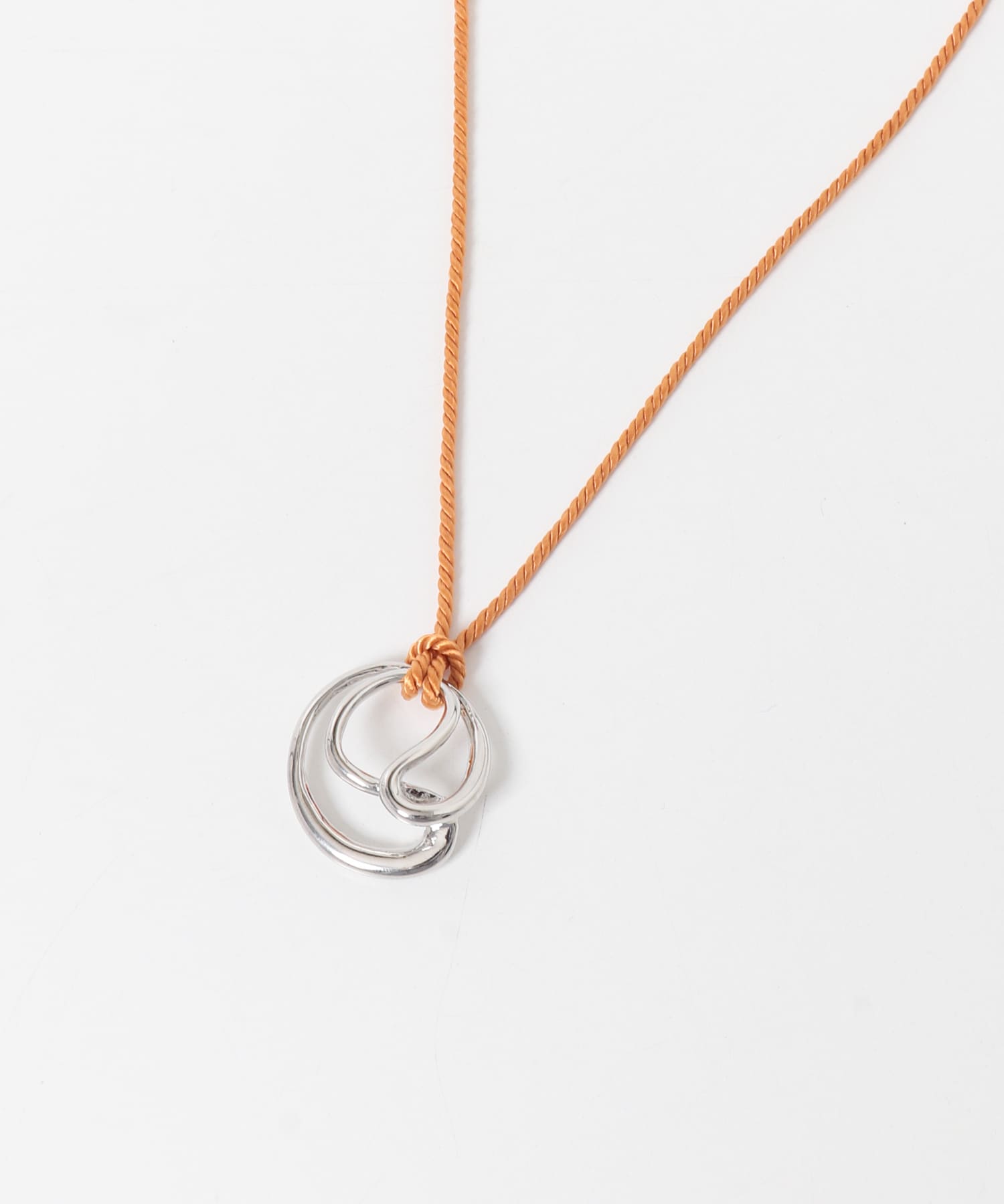 メタルトップカラーコードチョーカーネックレス LBR/SV -