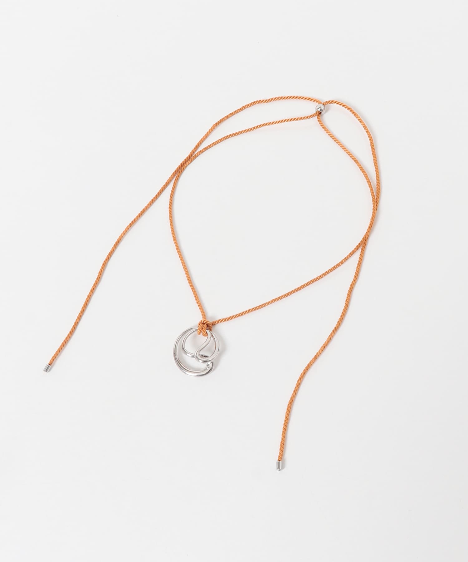 メタルトップカラーコードチョーカーネックレス LBR/SV -