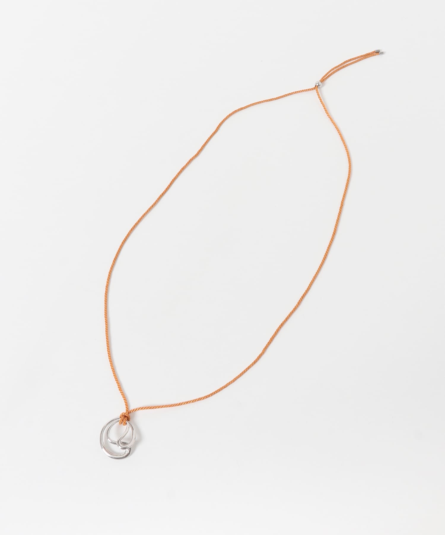 メタルトップカラーコードチョーカーネックレス LBR/SV -