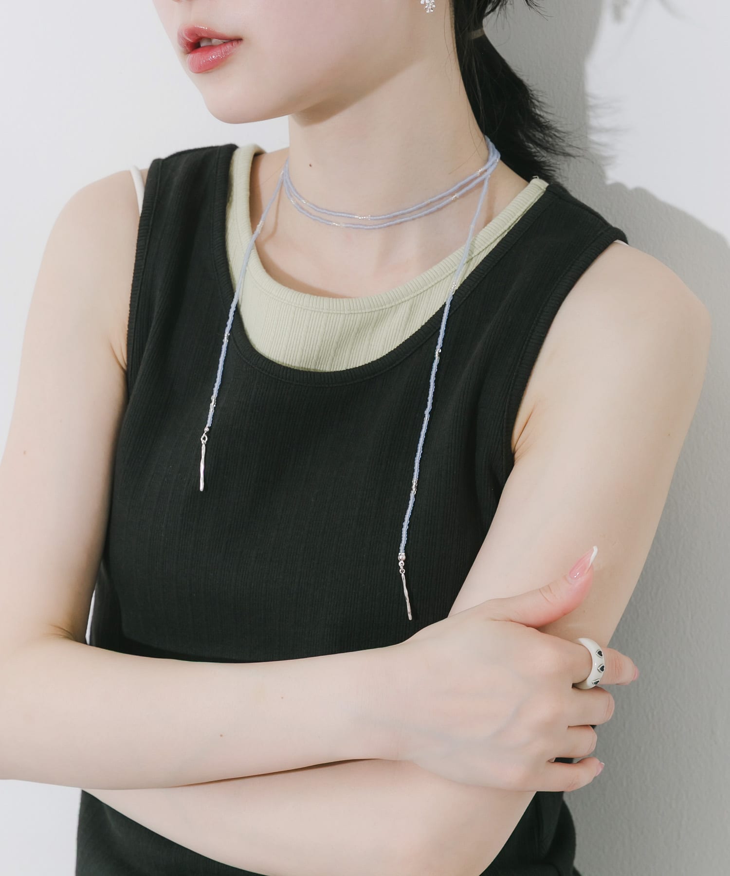 ビーズロングチョーカー LBL -