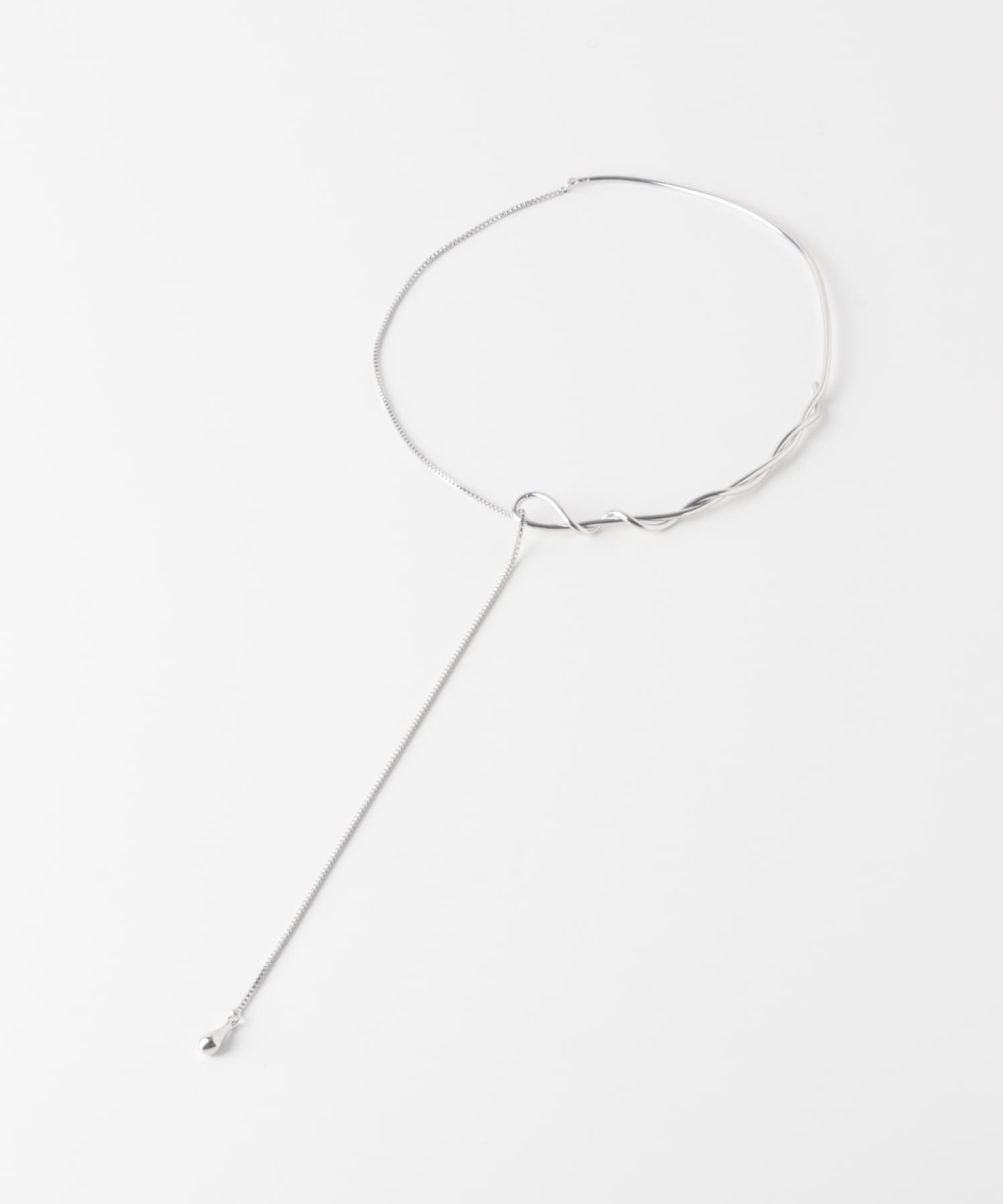 ニュアンスツイストドロップチョーカー SLV -