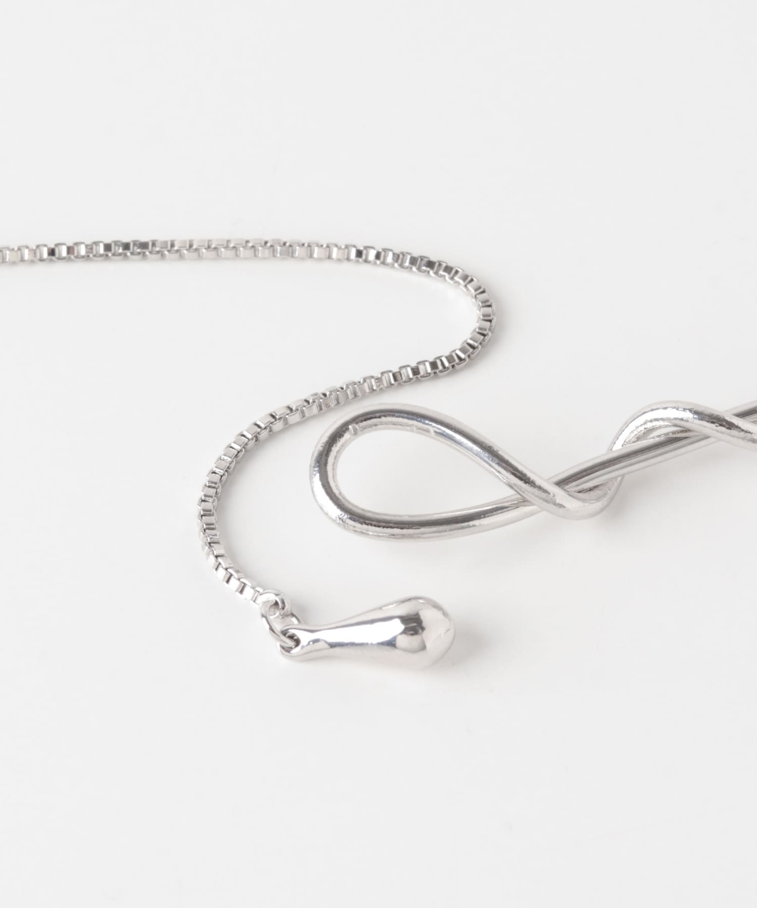 ニュアンスツイストドロップチョーカー SLV -