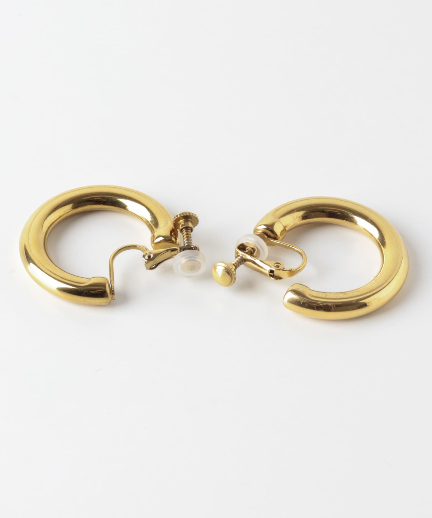 ステンレスボリュームフープイヤリング GLD -