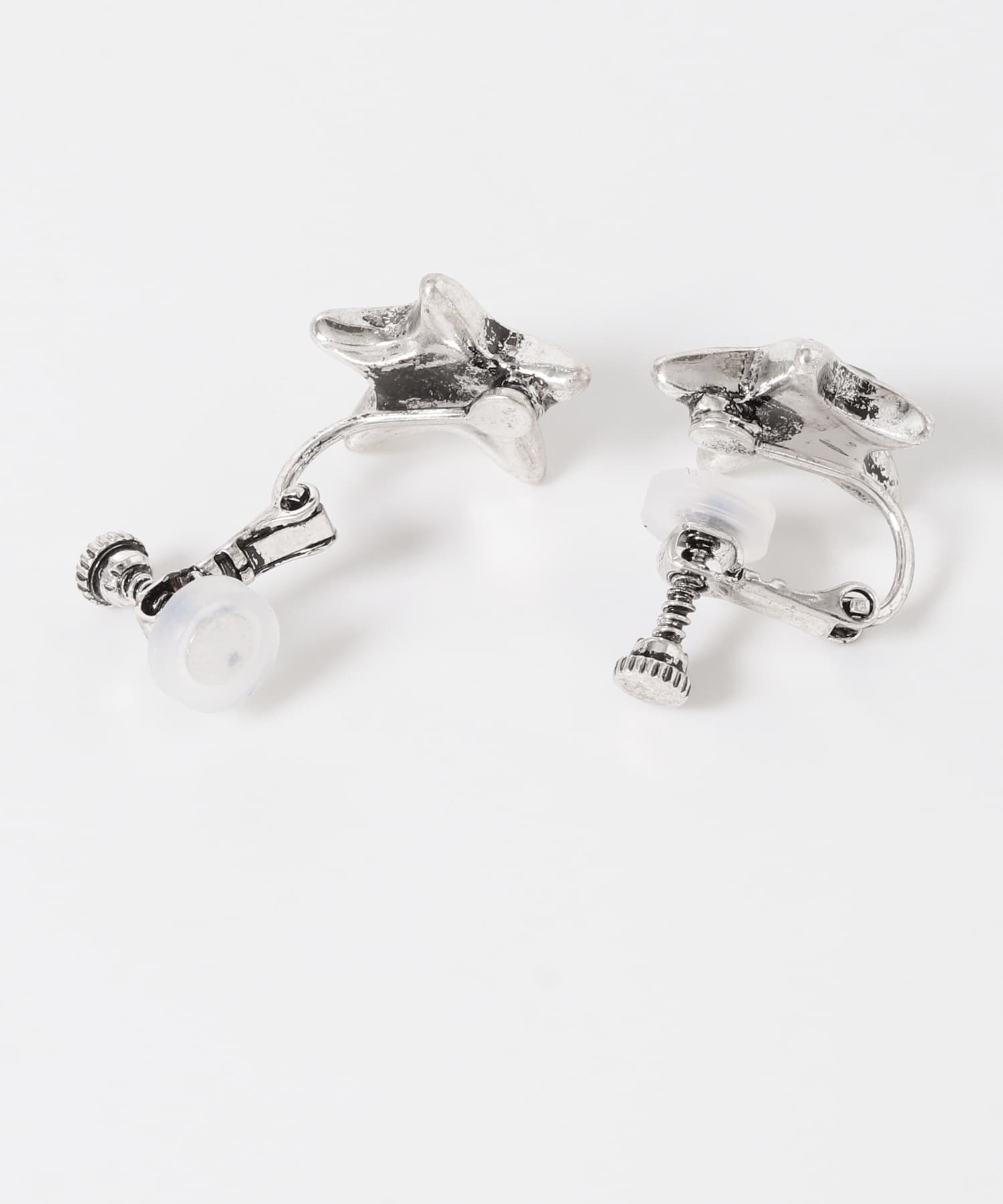 レイヤードスターイヤリング SV/GR -