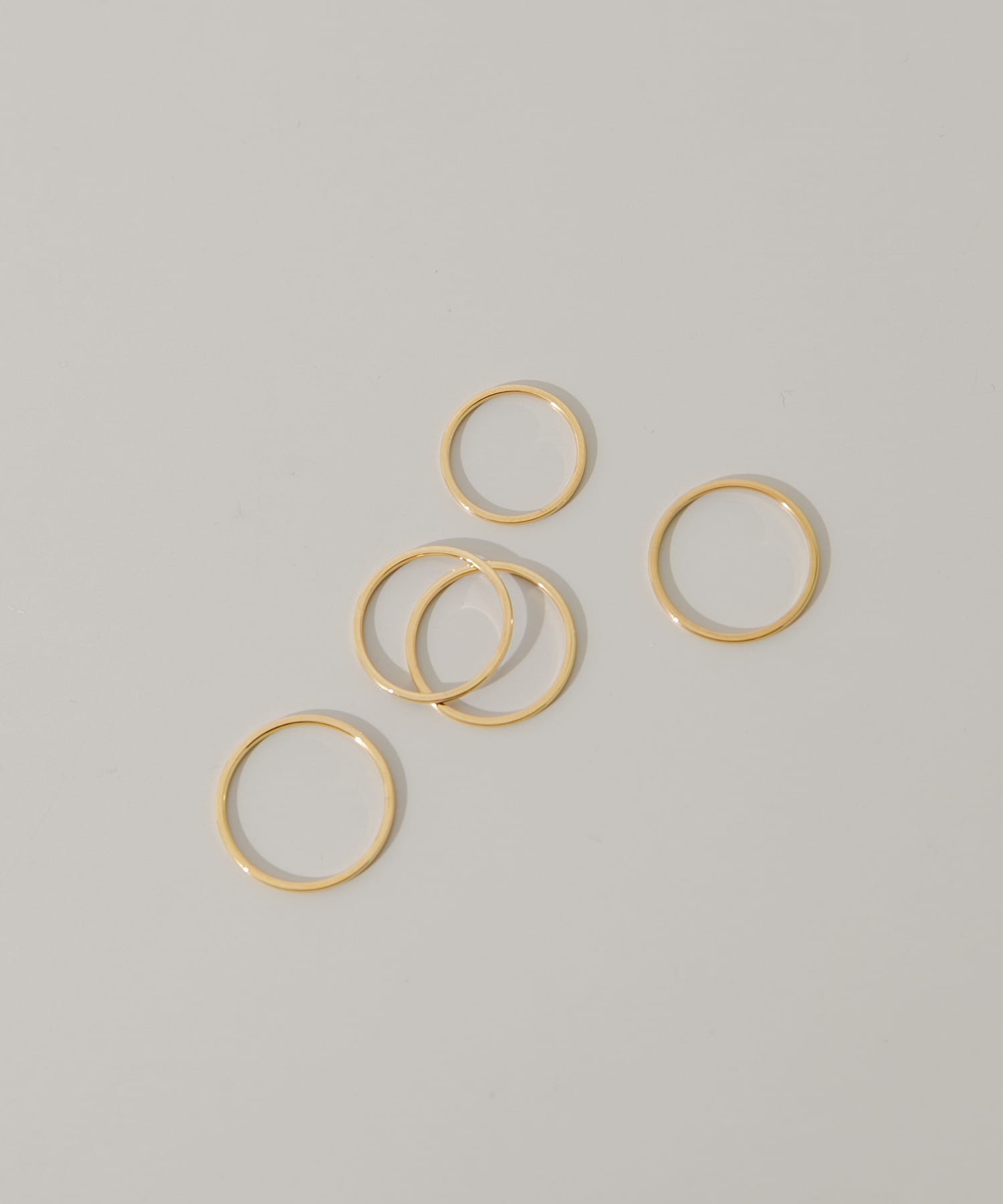 ステンレス5セットリング