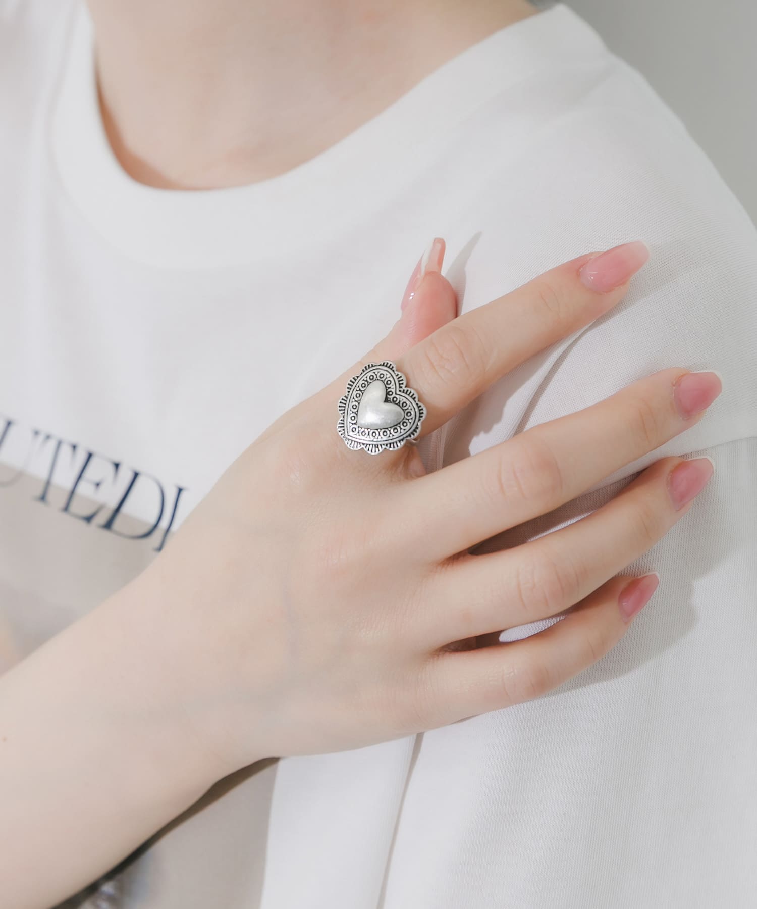 ヴィンテージライクハートコンチョリング