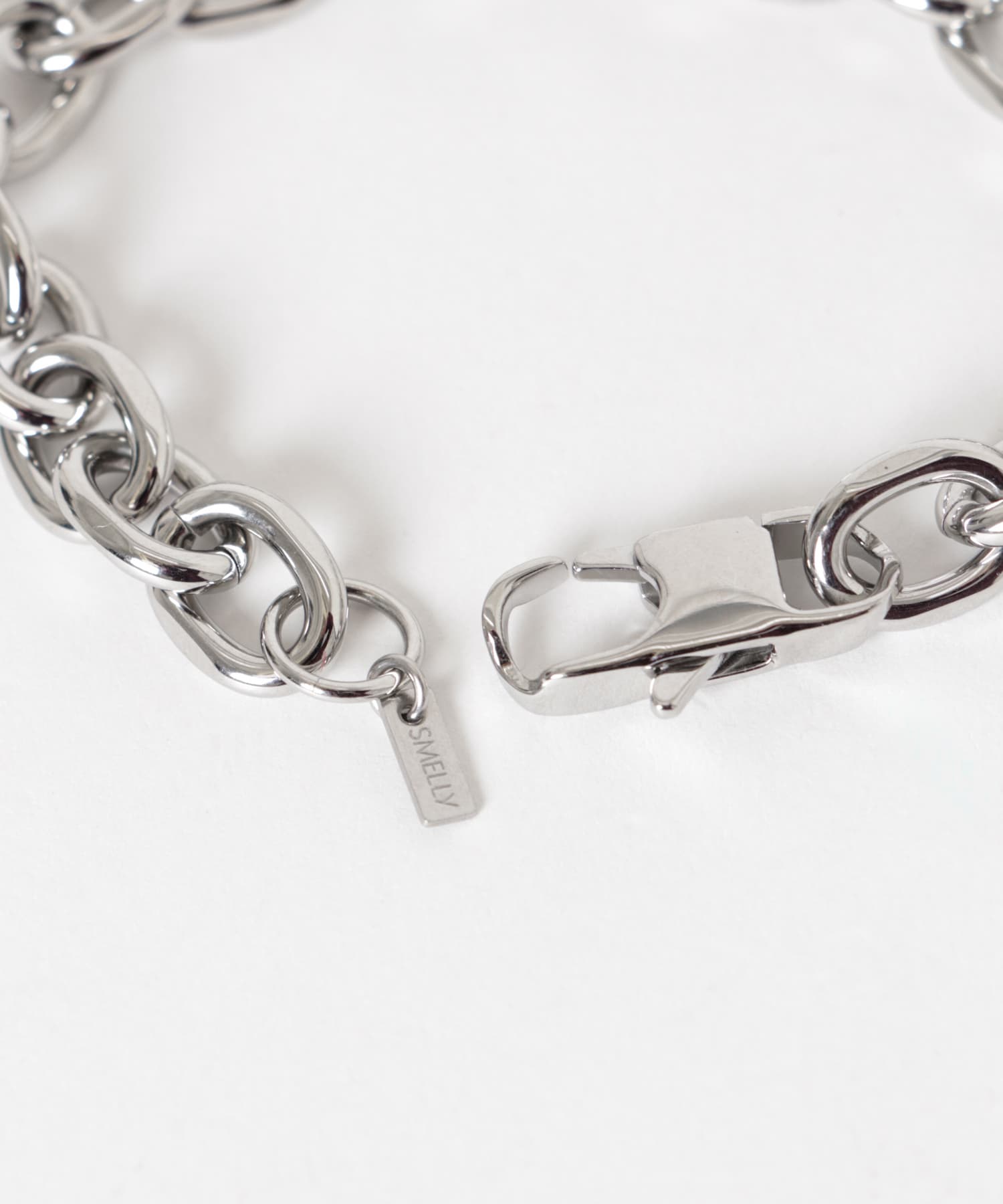 ステンレスボリュームチェーンブレスレット SLV -