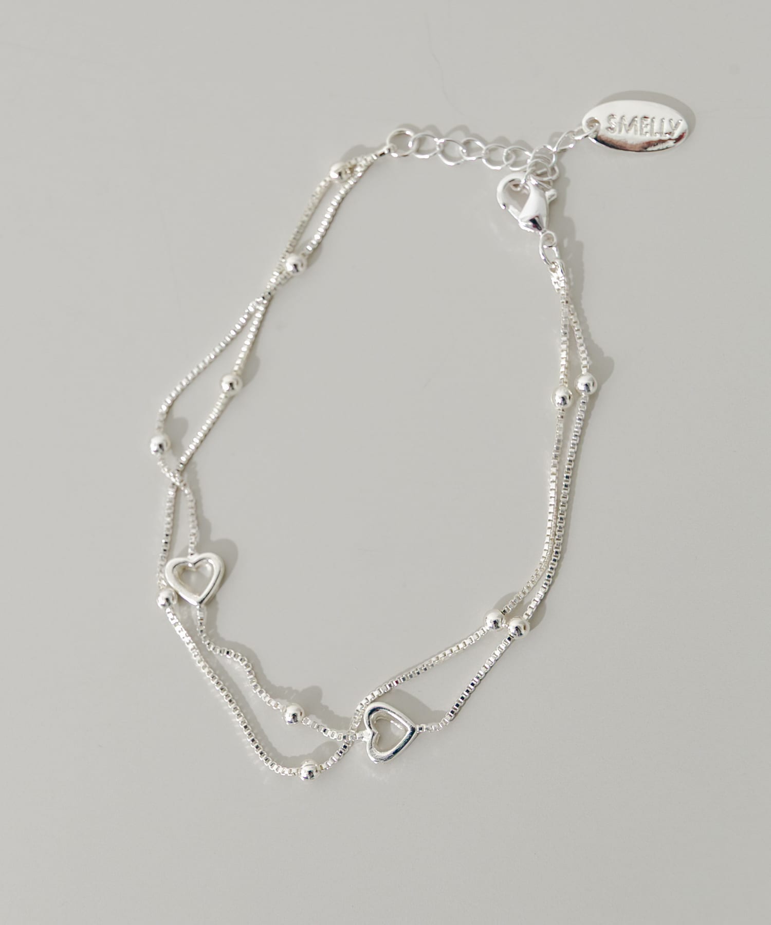 ハートモチーフレイヤードブレスレット(- SLV): アクセサリー｜URBAN