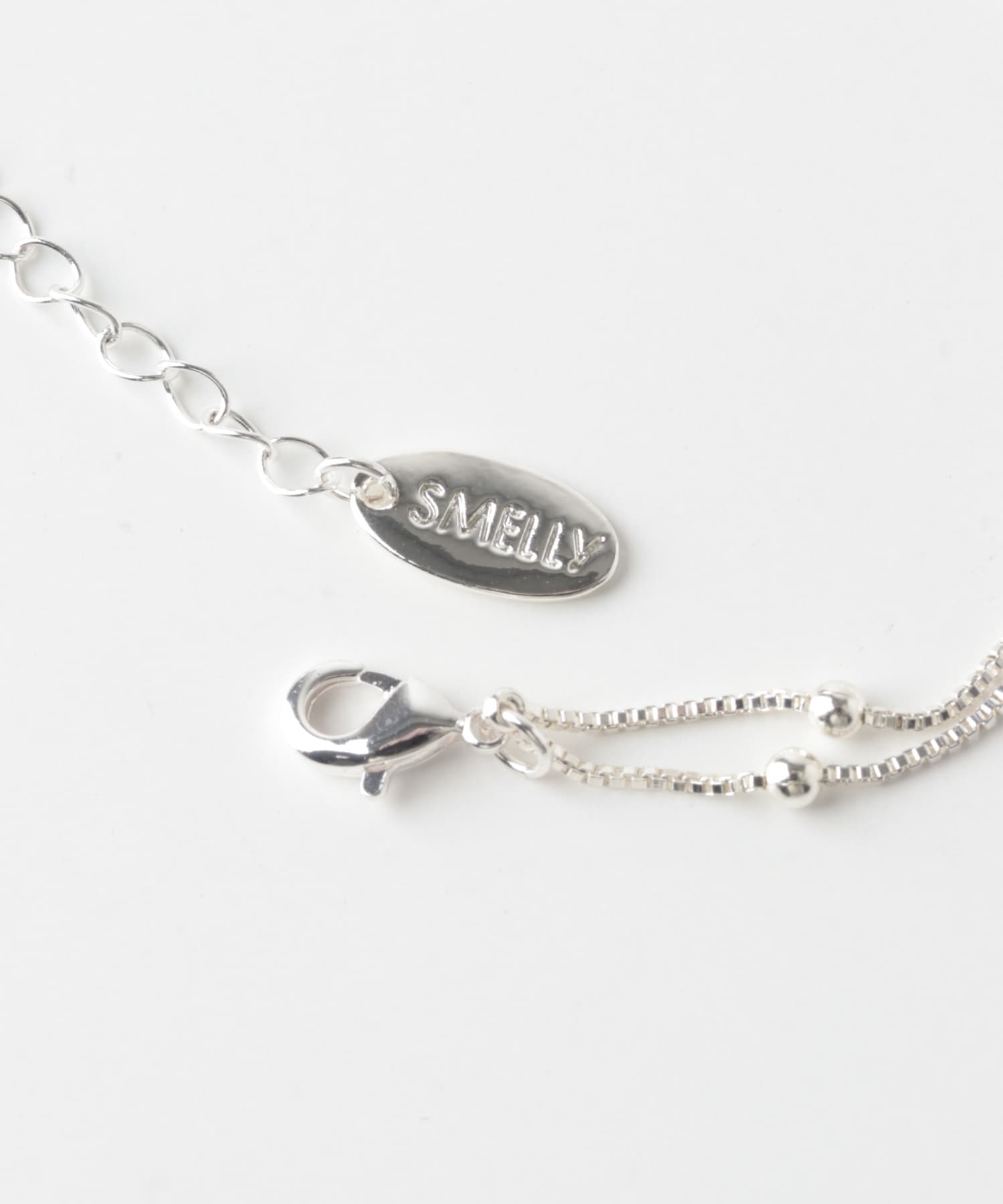 ハートモチーフレイヤードブレスレット SLV -