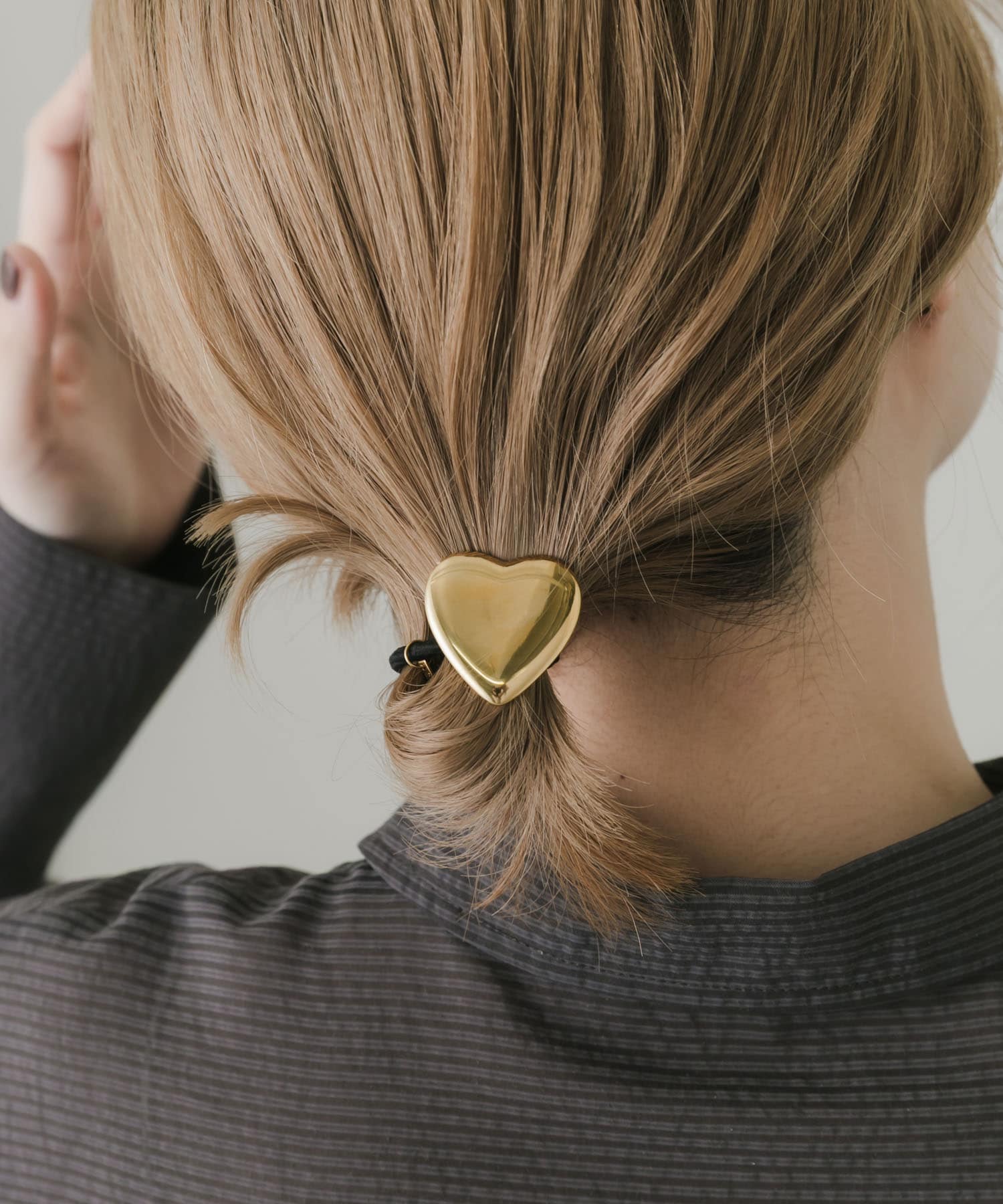 ステンレスモチーフヘアポニー GLD -