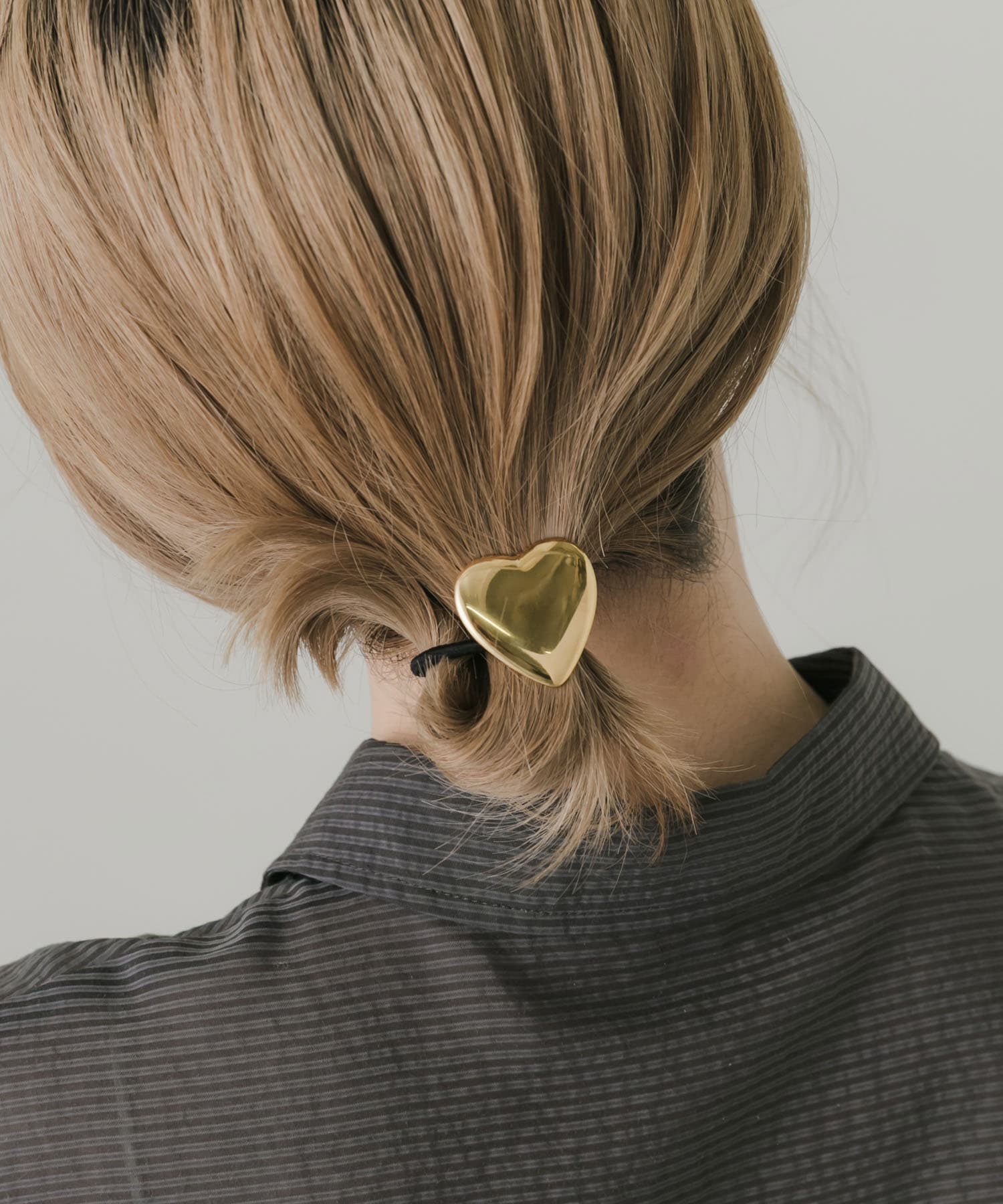 ステンレスモチーフヘアポニー GLD -