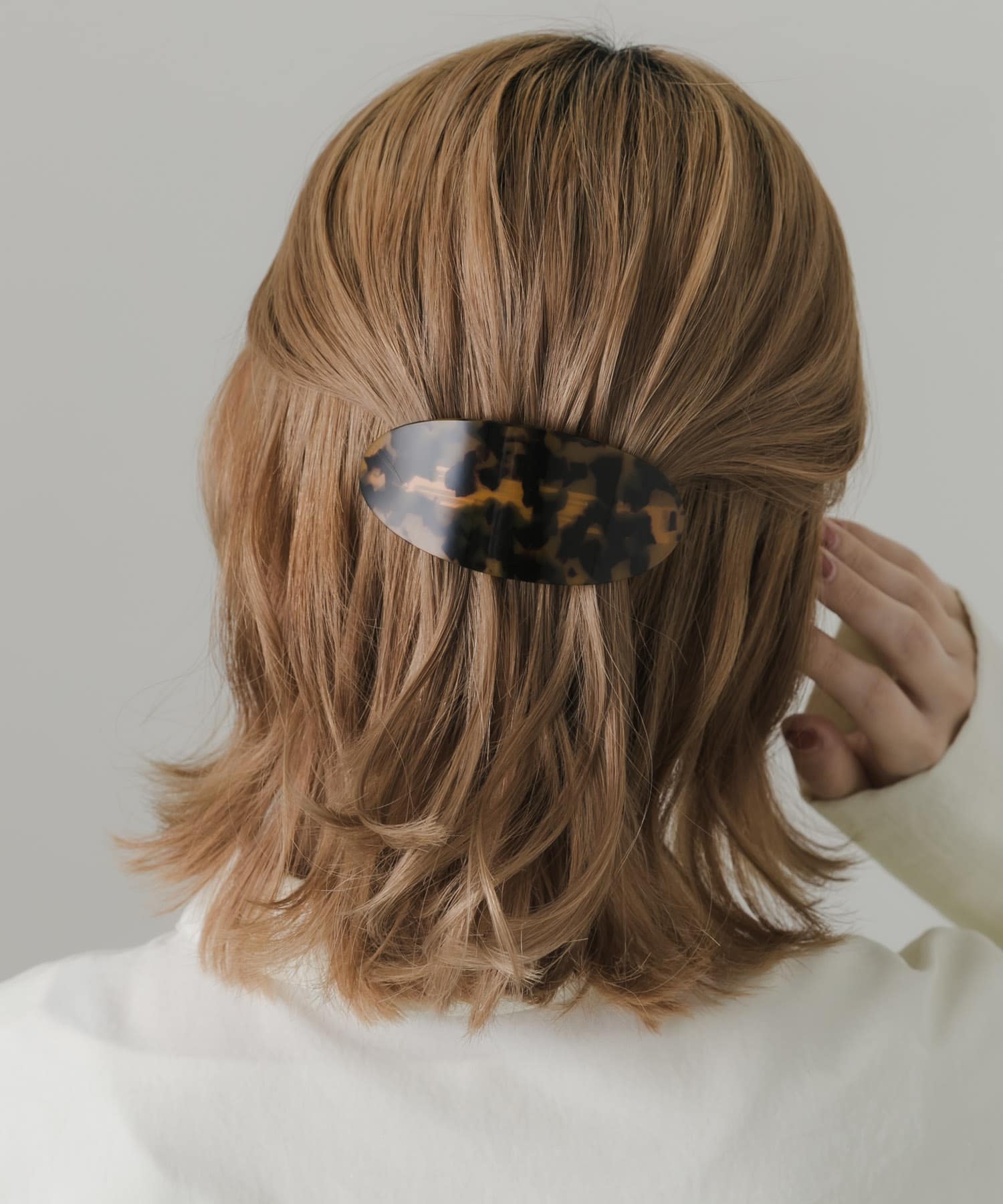 ワイドオーバルバレッタ