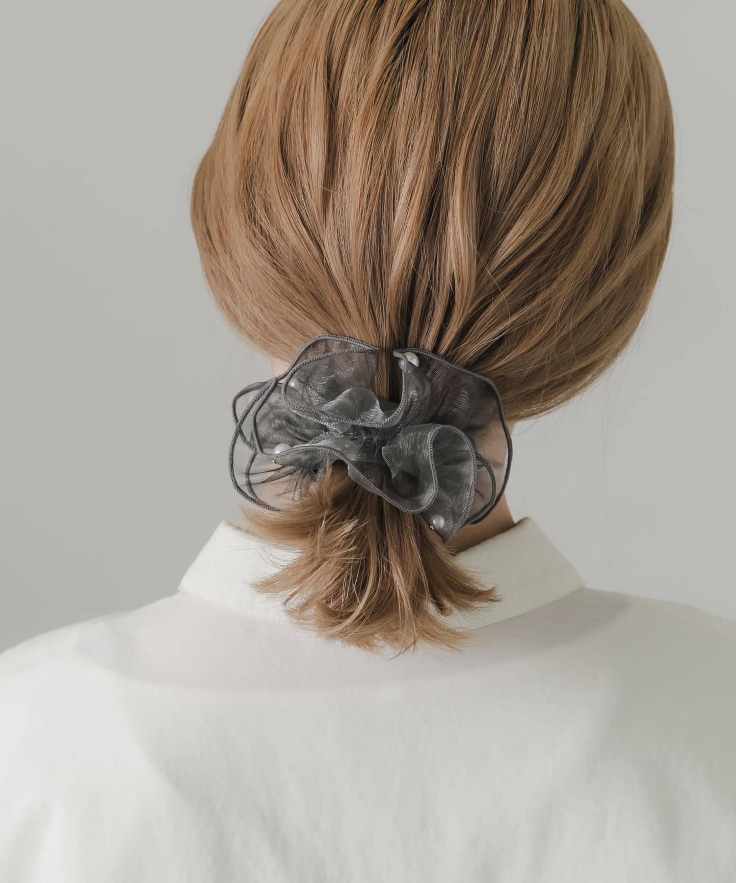 シアーフリルパールヘアカフ LGY -