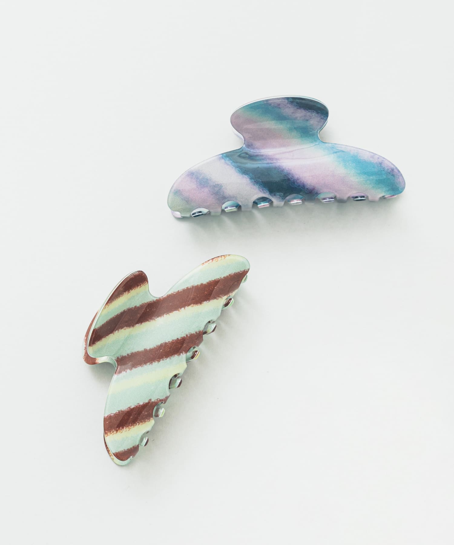 カラーストライプバンス GR/BR -