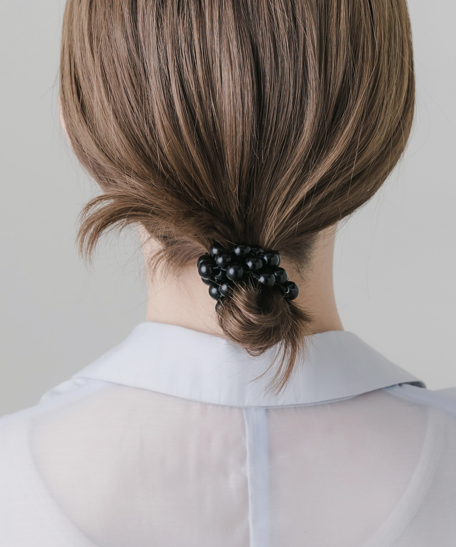 ボールレイヤードヘアポニー BLK -