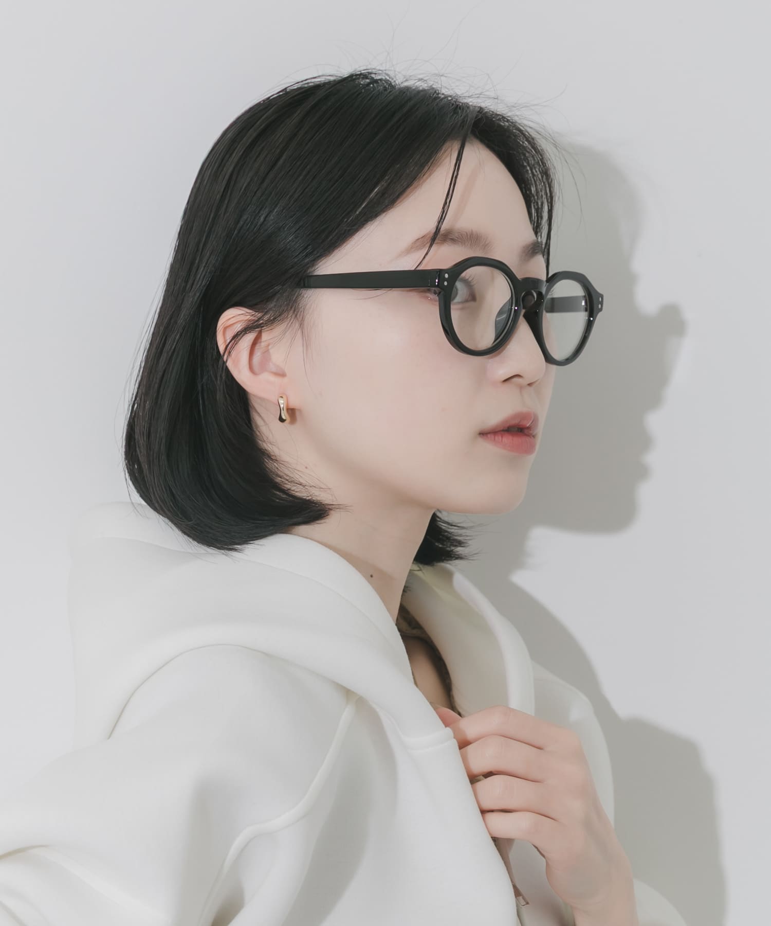 クラウンパントダテメガネ BLK -