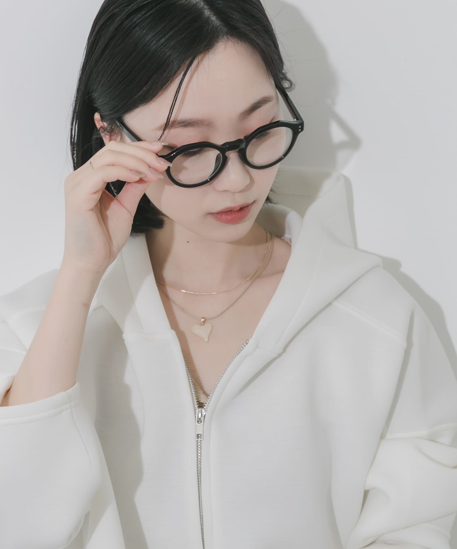 クラウンパントダテメガネ BLK -