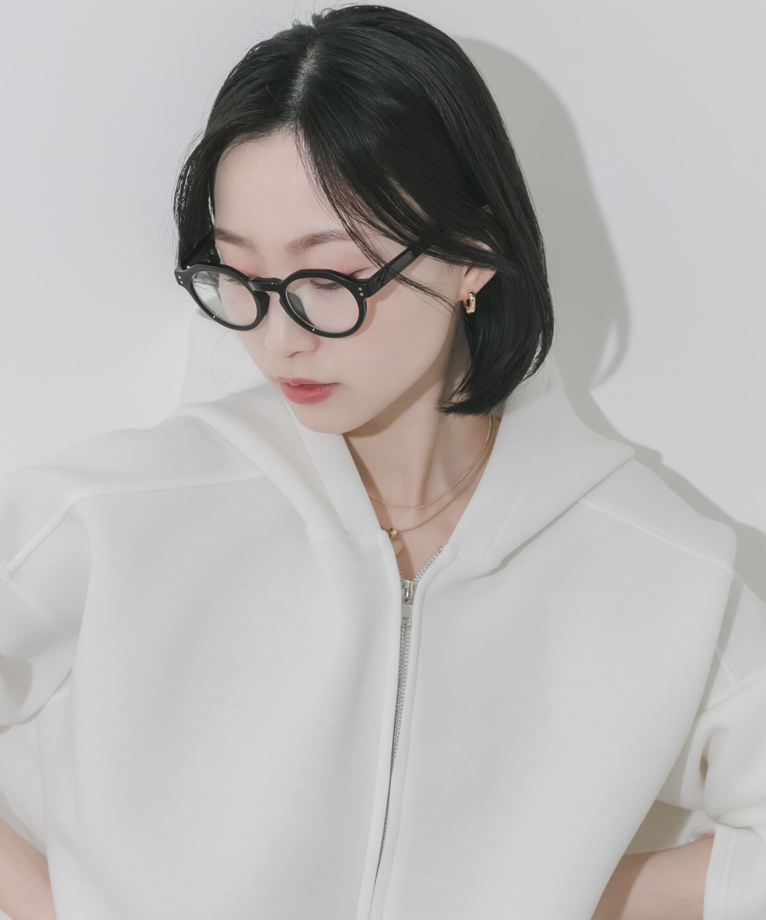 クラウンパントダテメガネ BLK -