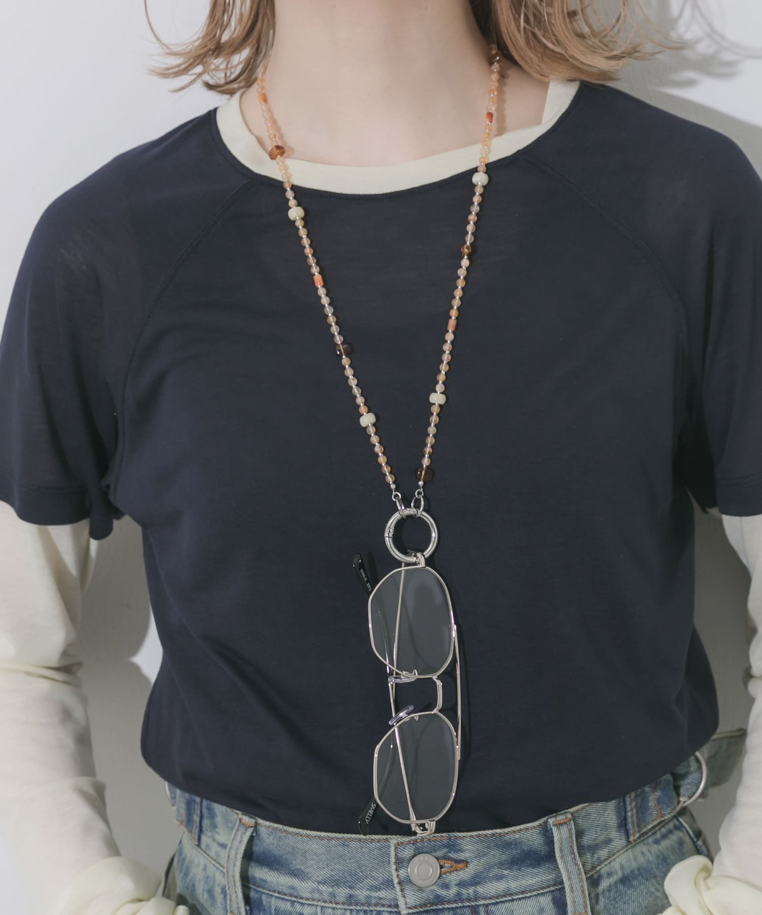 マルチビーズメガネホルダー