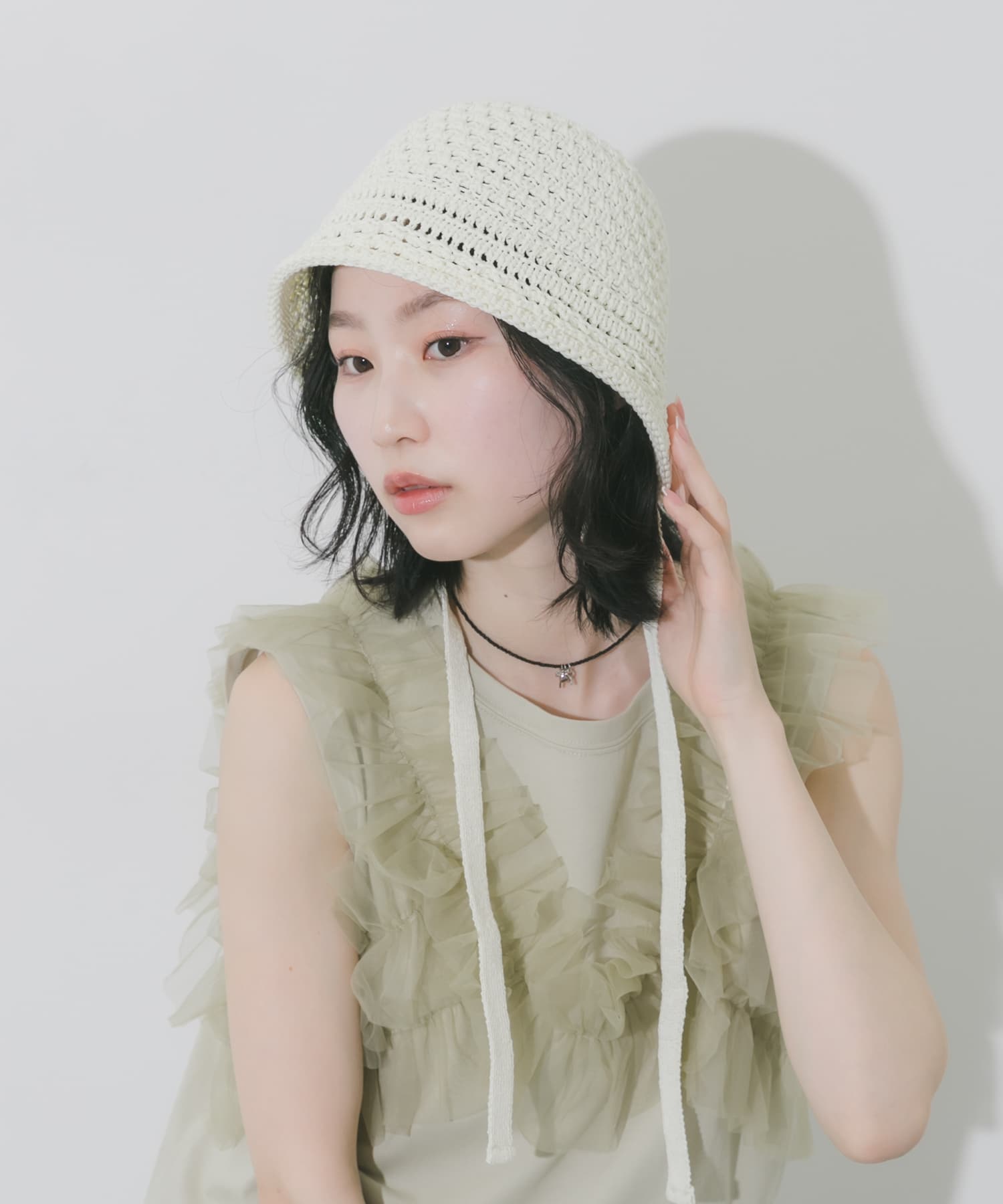 デザインボンネットハット