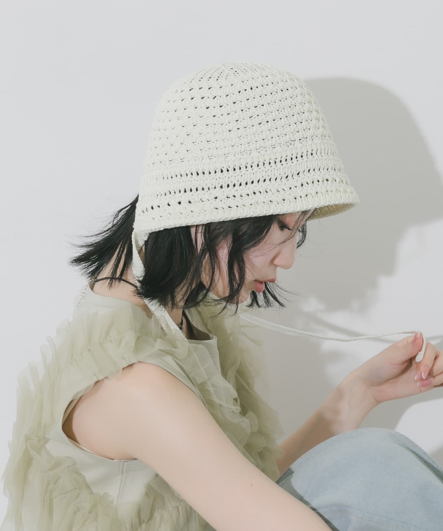 デザインボンネットハット IVO -