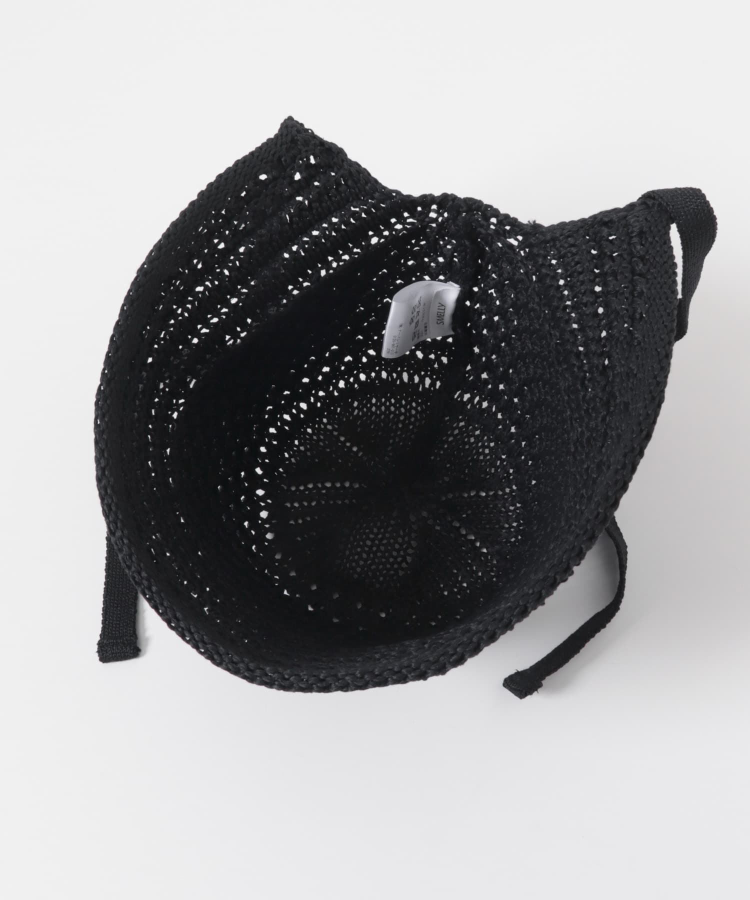 デザインボンネットハット BLK -