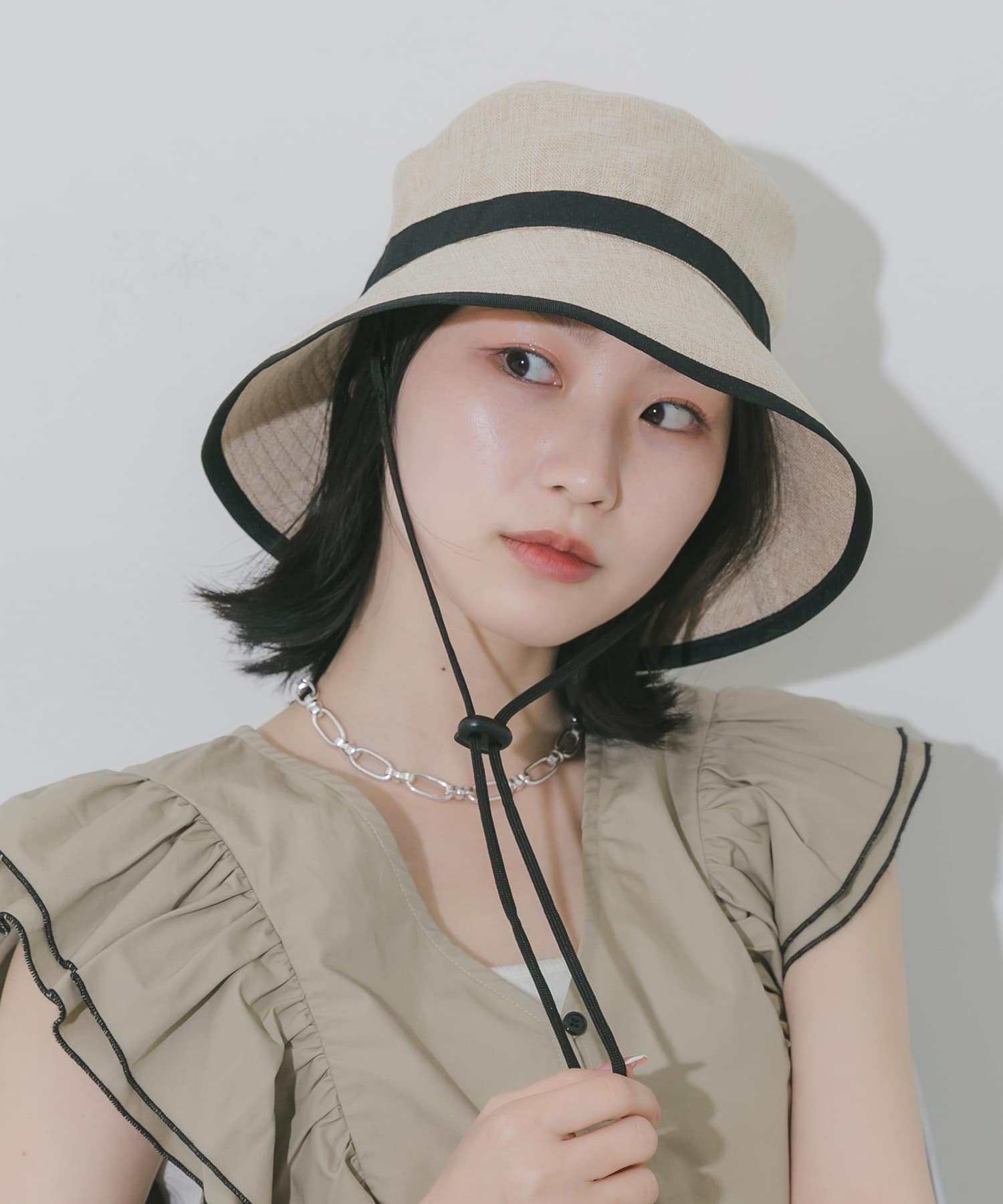 ジュートライクハット BEG -