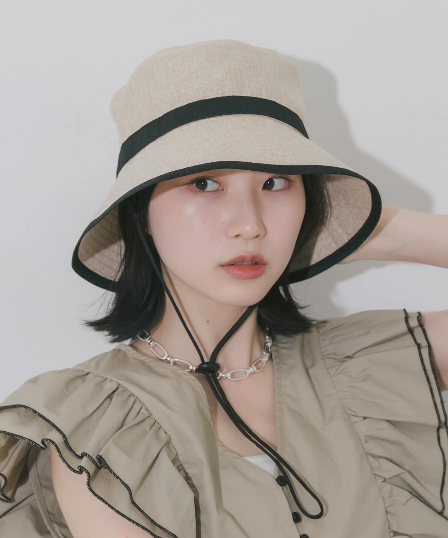 ジュートライクハット BEG -