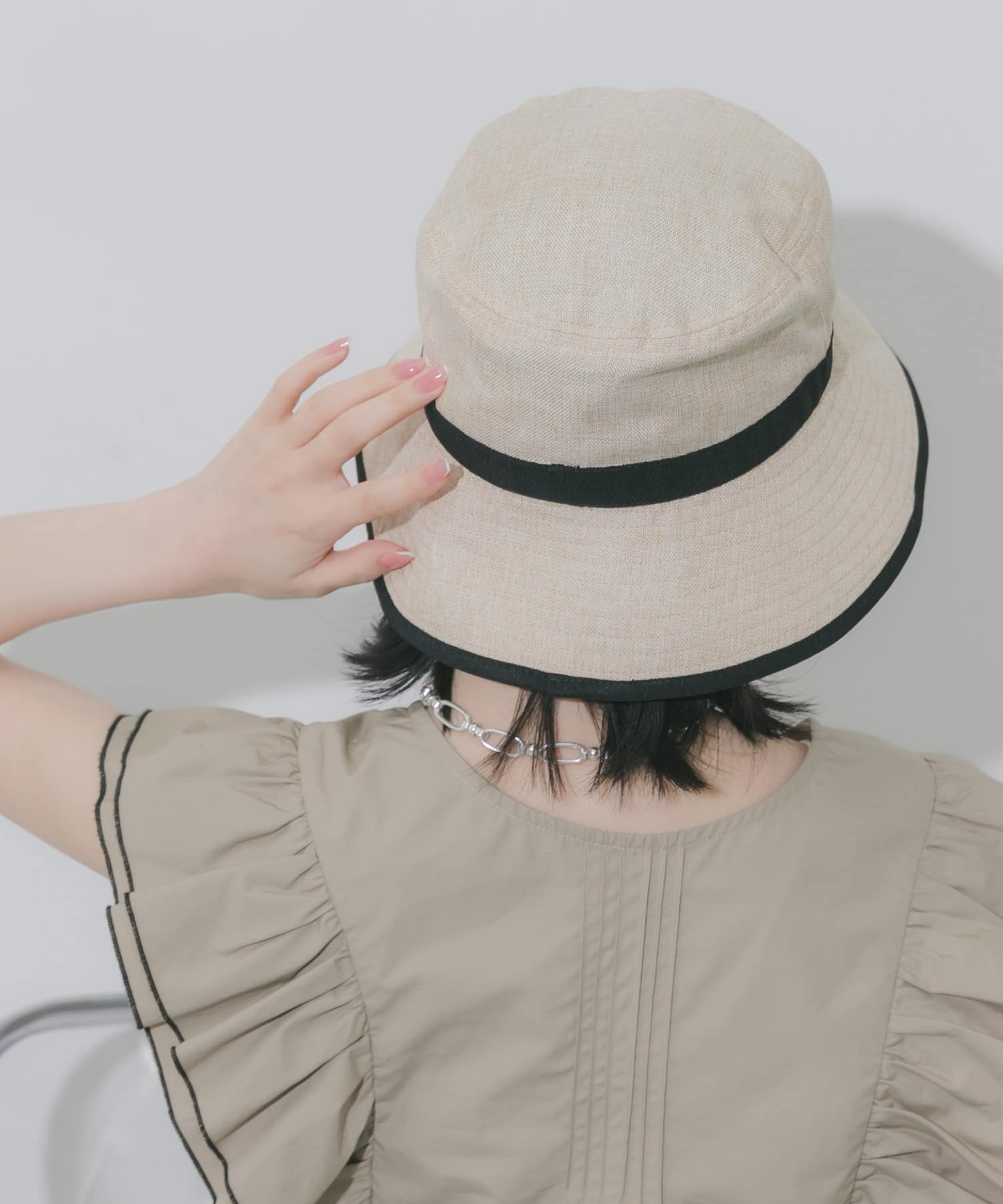 ジュートライクハット BEG -