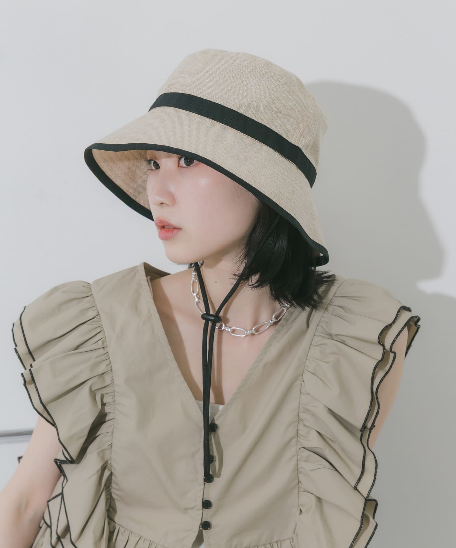 ジュートライクハット BEG -