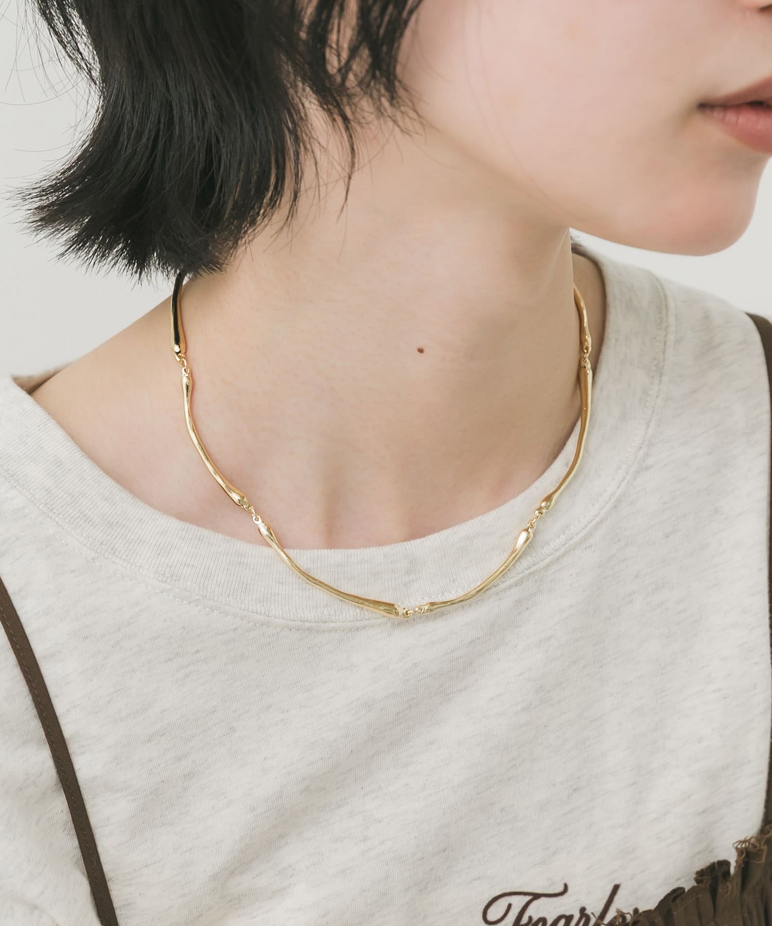 ニュアンスロングバーネックレス(- GLD): アクセサリー｜URBAN