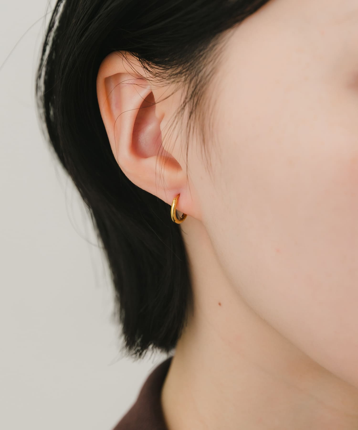 ステンレスフープピアス10mm