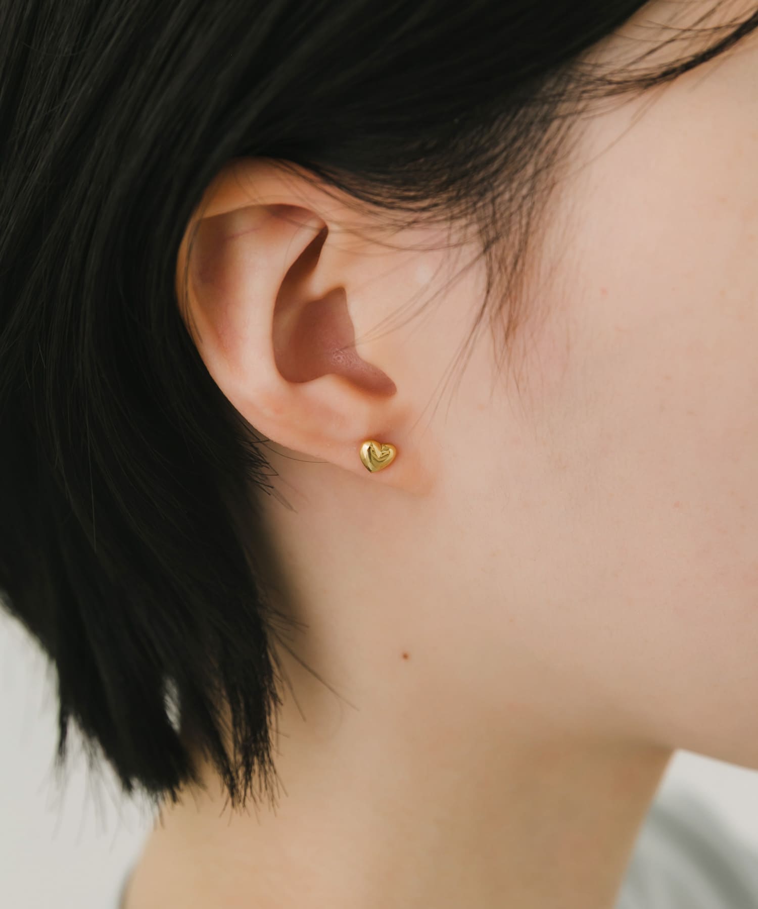 ステンレスモチーフプチピアス GLD -