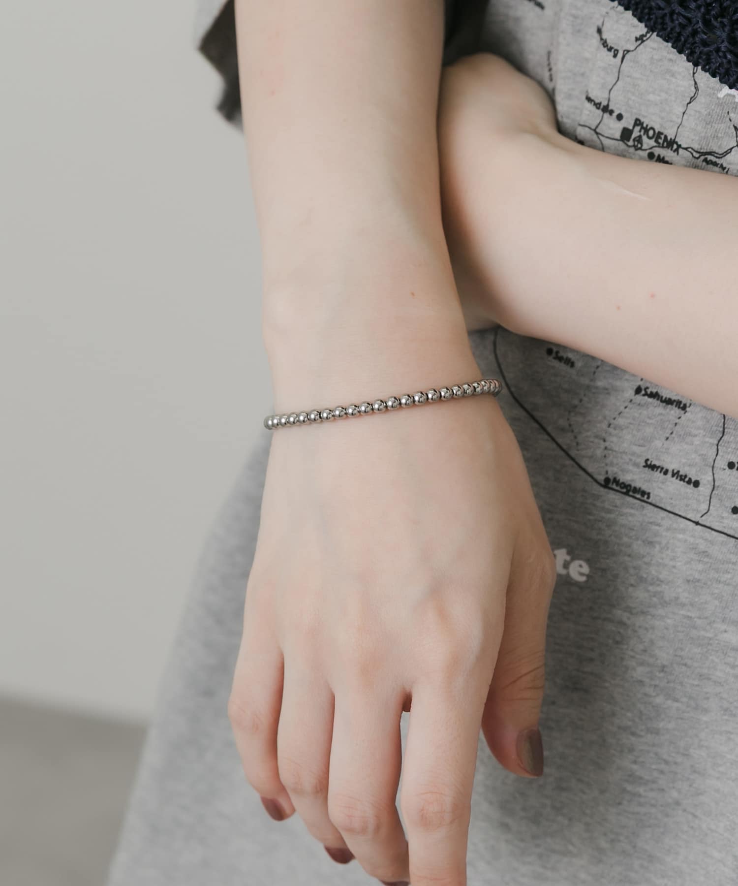 ステンレスメタルボールブレスレット(- SLV): アクセサリー｜URBAN