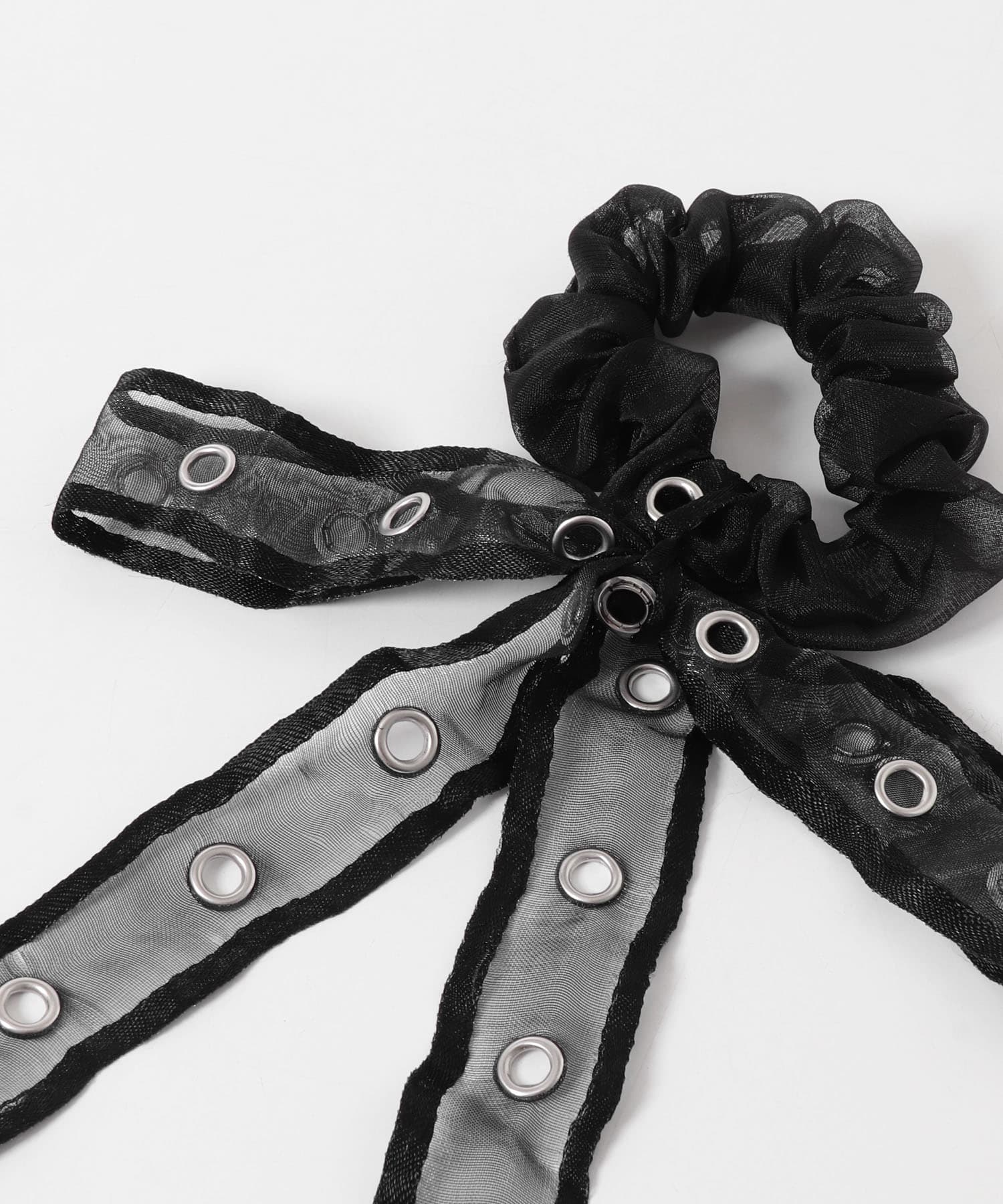 アイレットリボンシアーシュシュ BLK -