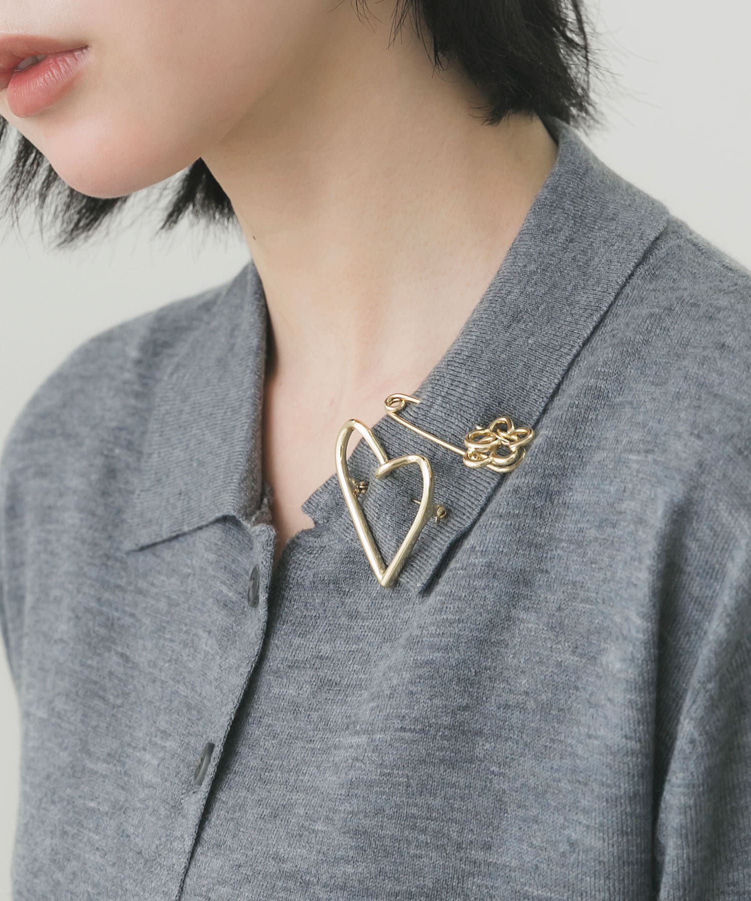 ハートフラワー2セットブローチ(- GLD): アクセサリー｜URBAN RESEARCH