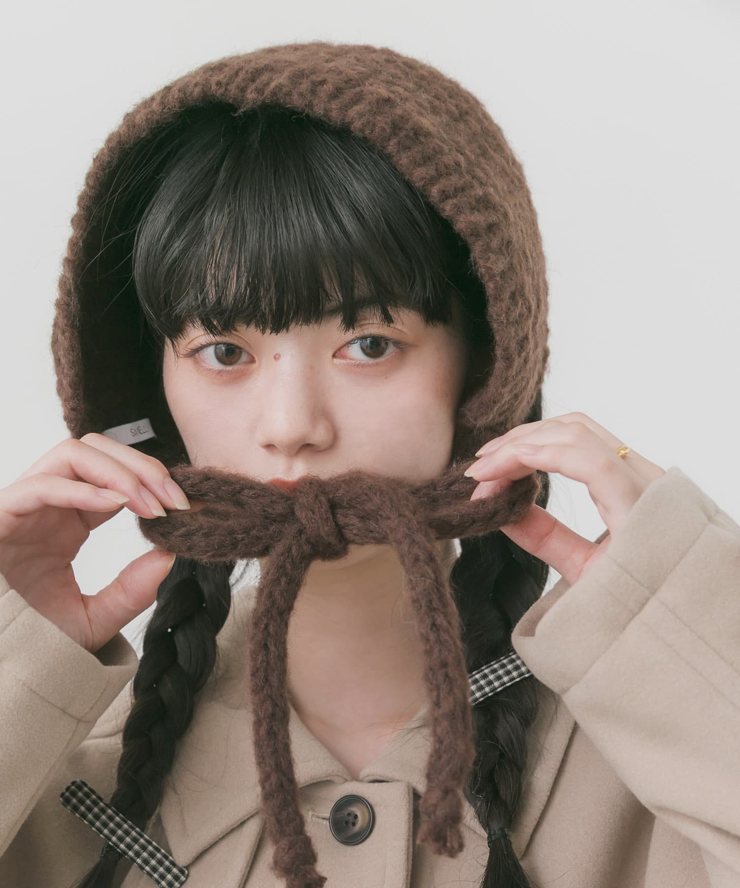 ニットイヤーマフ BRN -