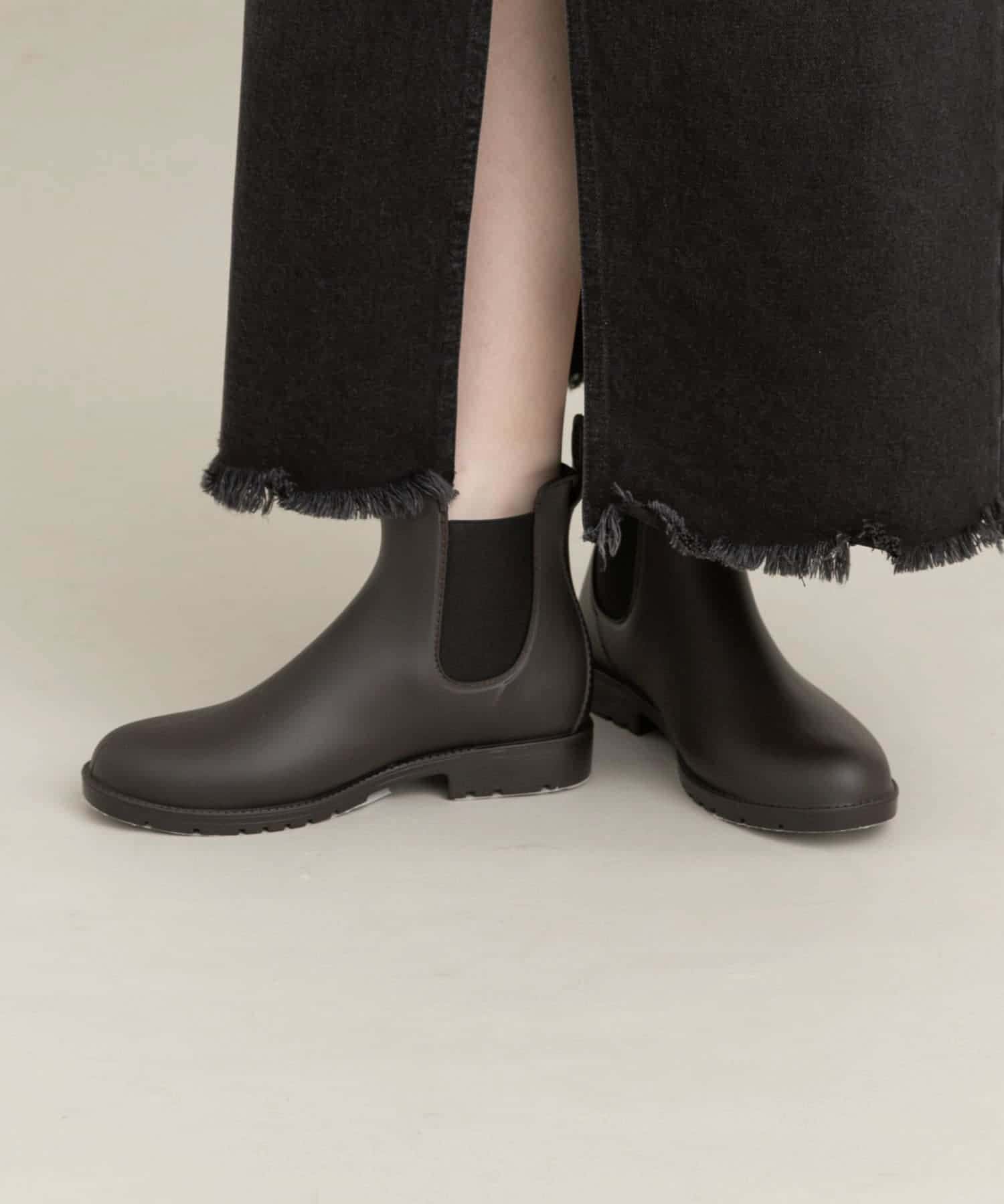 『WEB限定』Wpc.　サイドゴアレインブーツ BRN S