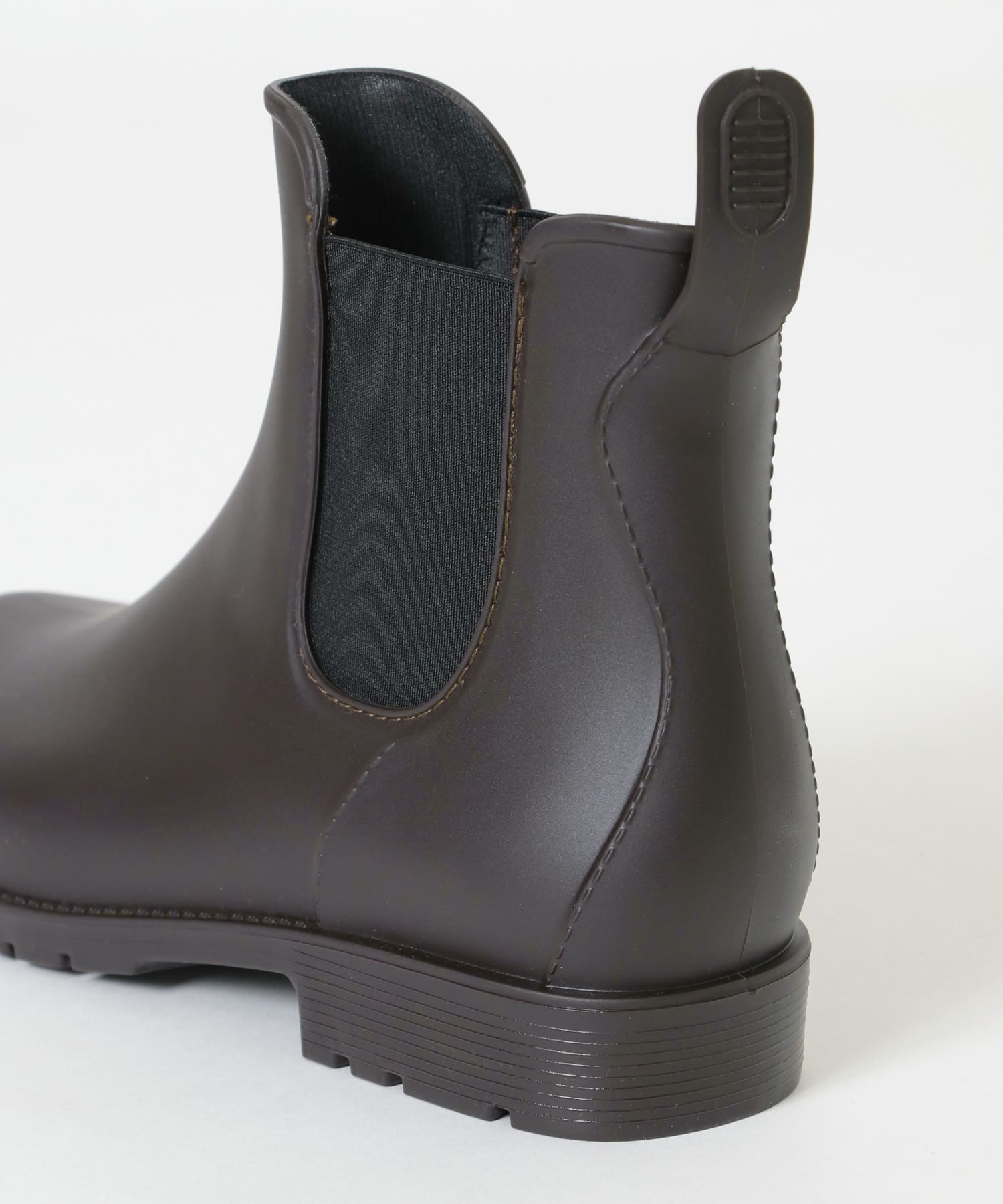 『WEB限定』Wpc.　サイドゴアレインブーツ BRN S