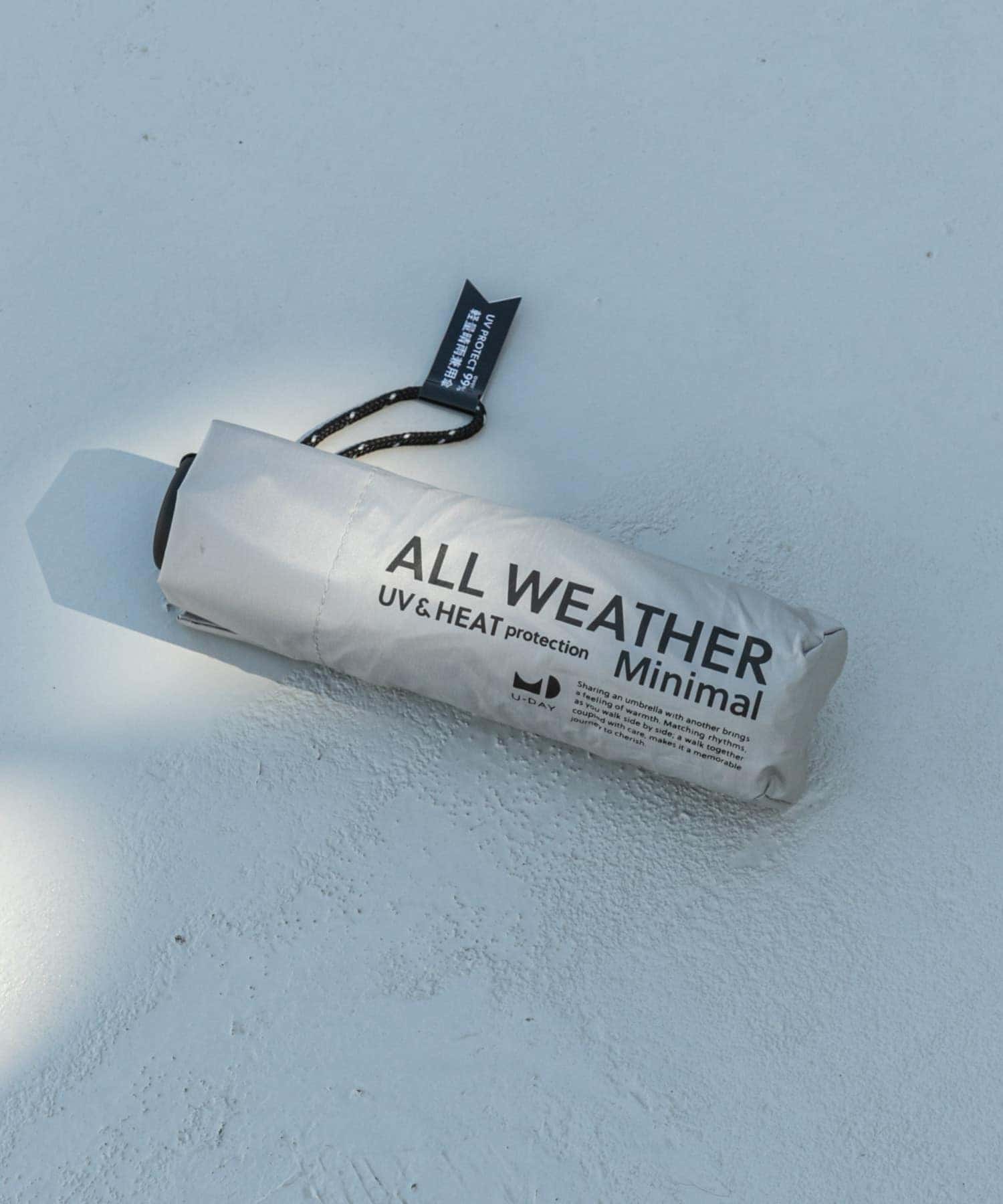 『晴雨兼用』because　ユニセックス オールウェザーミニマル