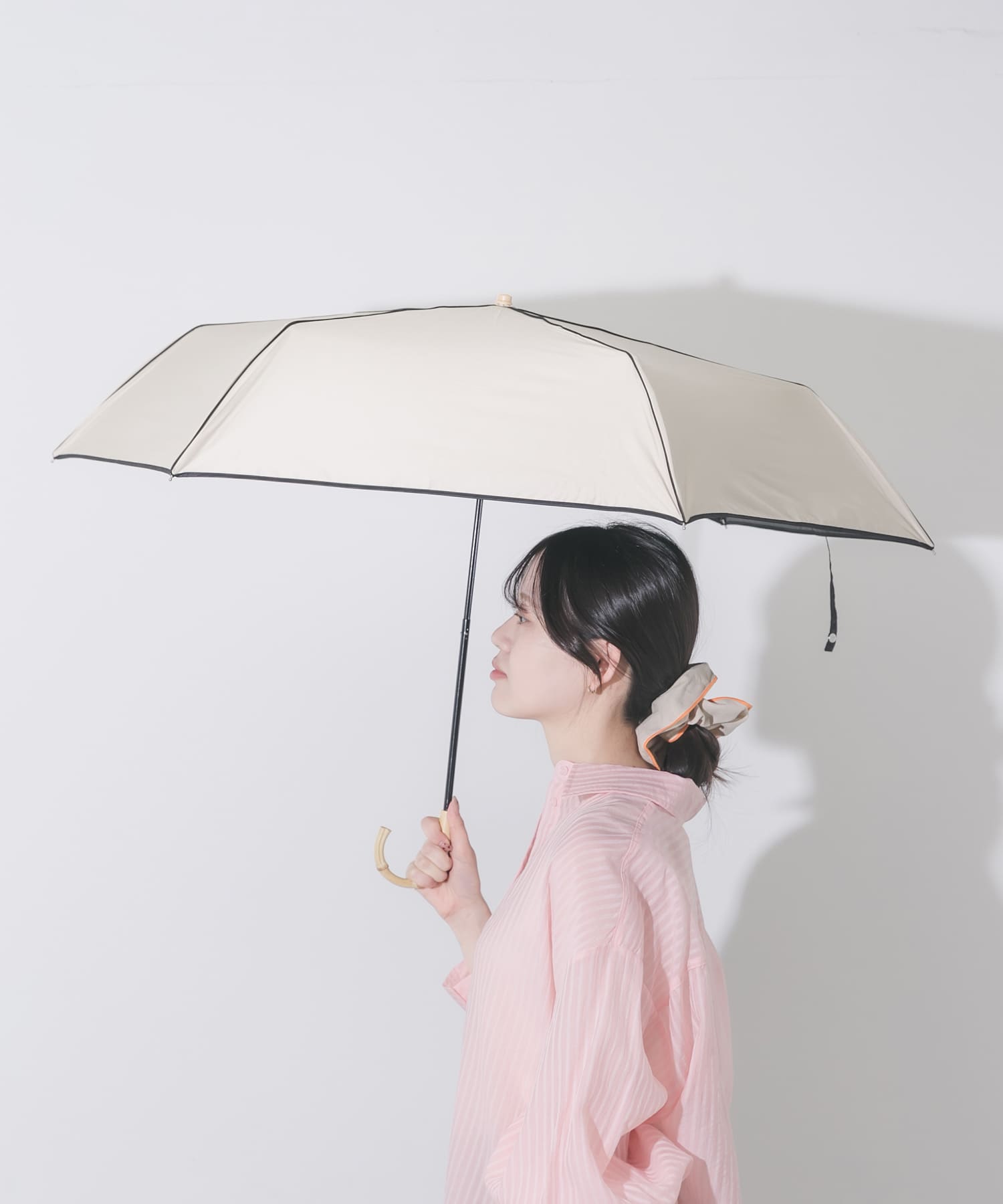 because　晴雨兼用パイピングミニ