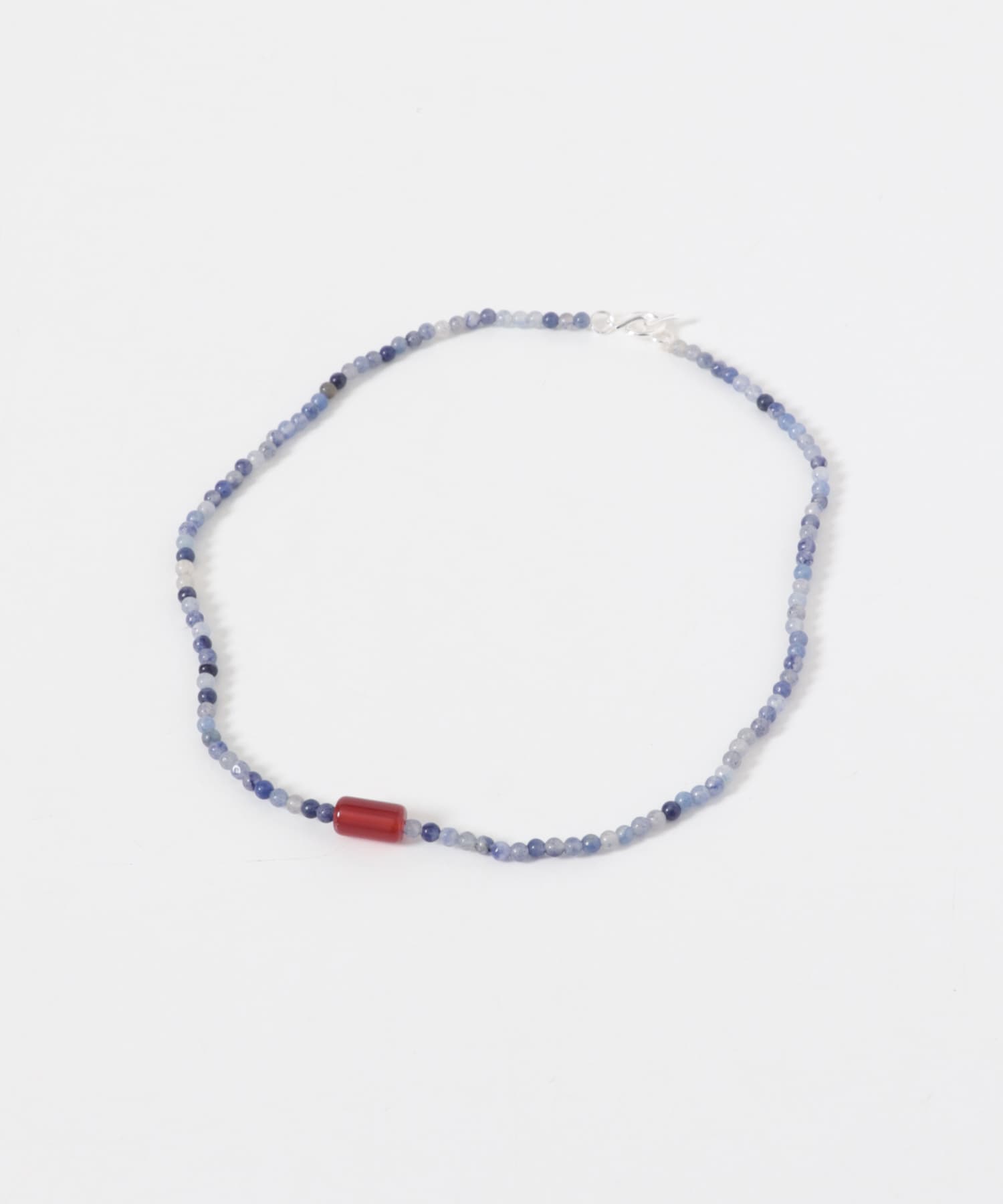 SMELLY so’　blueaventurine necklace BL/RE -