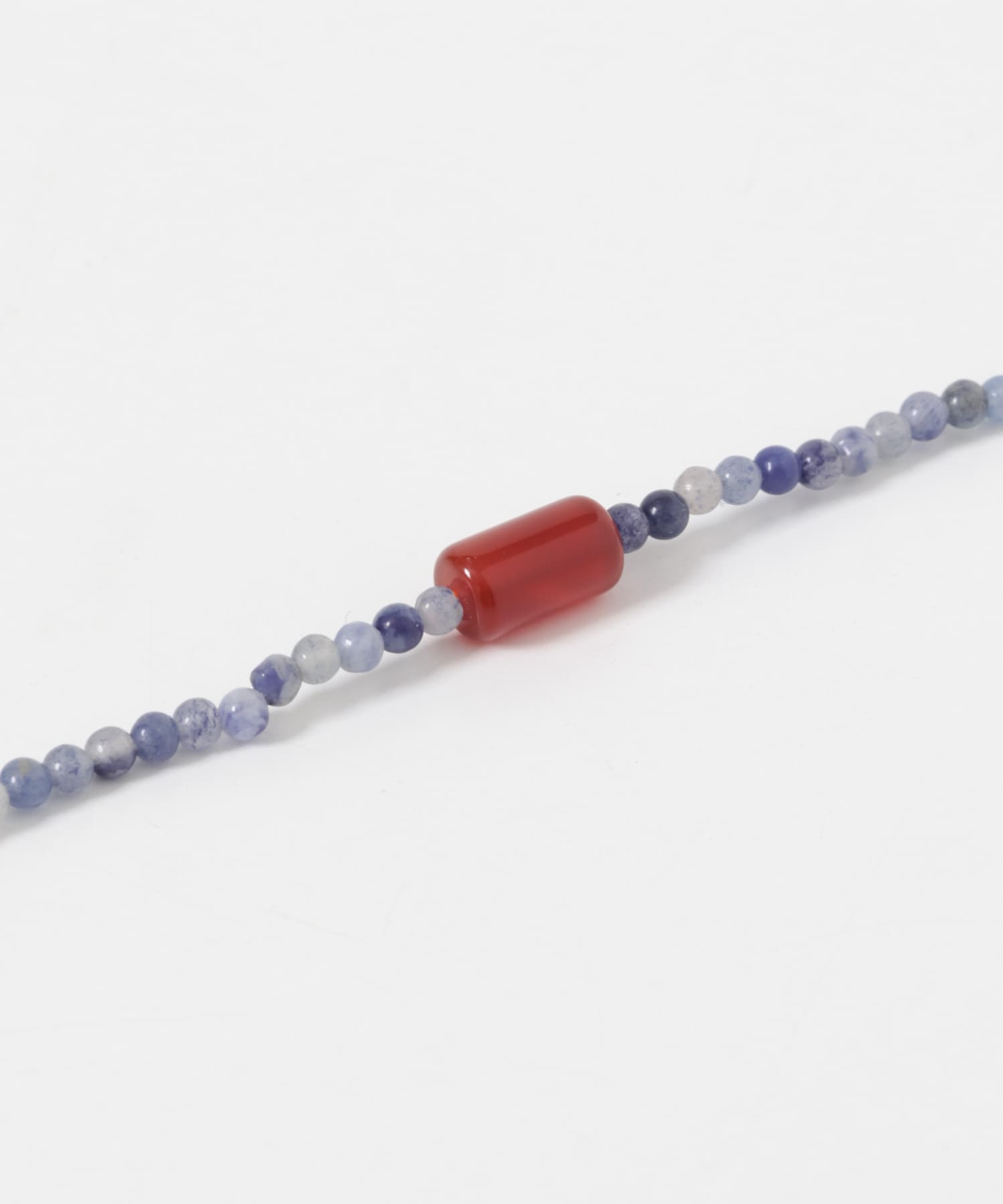 SMELLY so’　blueaventurine necklace BL/RE -